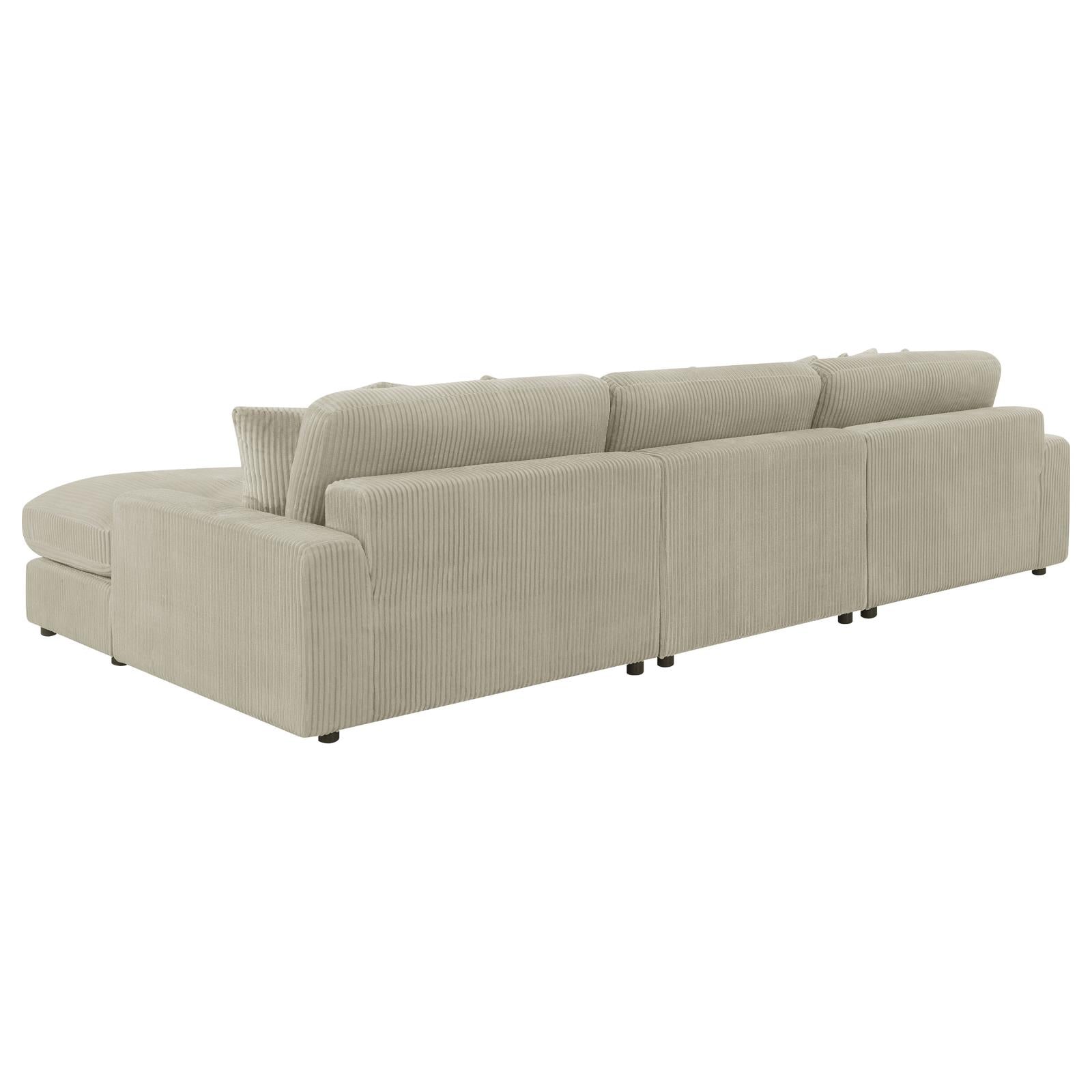 Blaine Upholstered Reversible Sectional Sofa Sand - 509899-SET - Bien Home Furniture & Electronics
