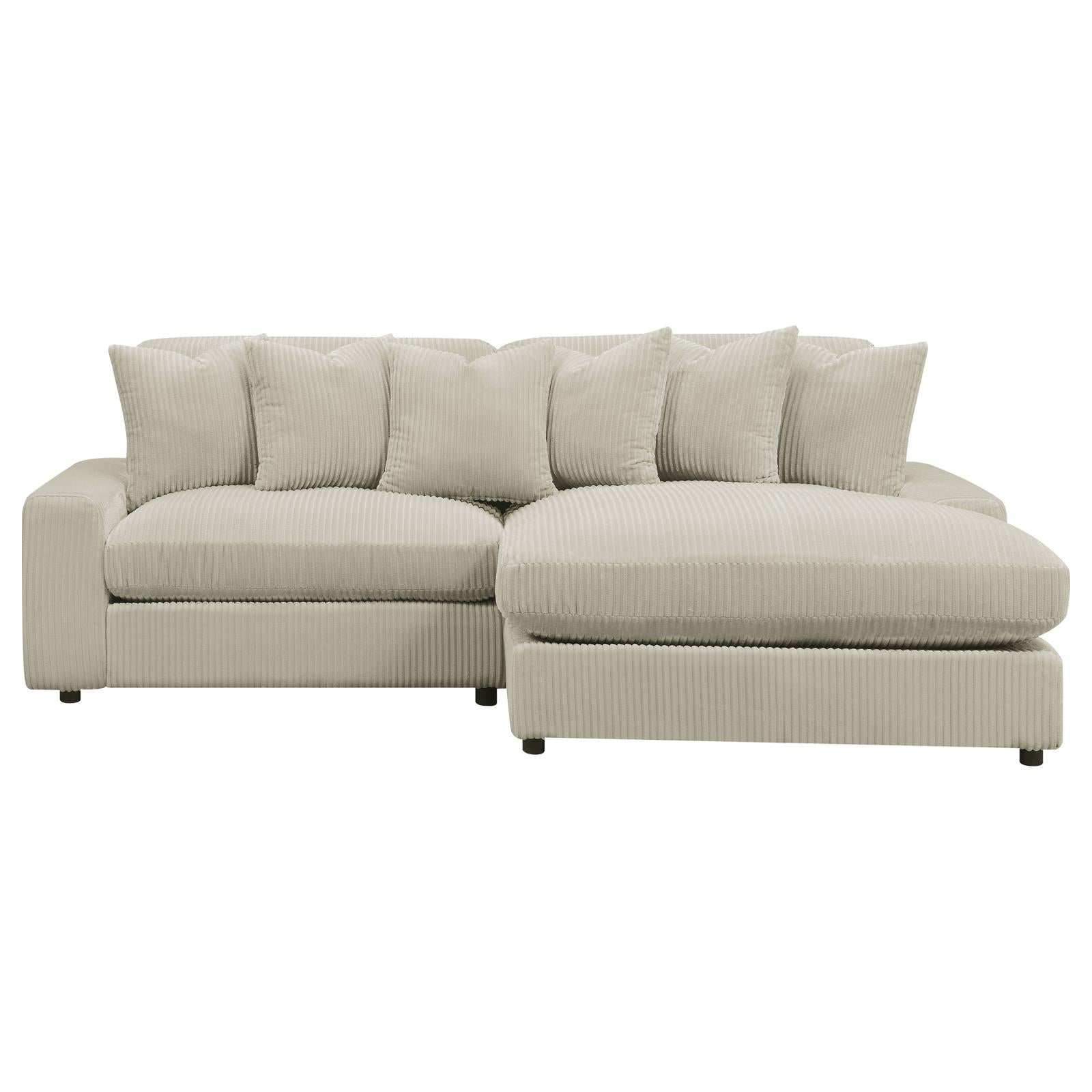 Blaine Upholstered Reversible Sectional Sofa Sand - 509899-SET - Bien Home Furniture & Electronics