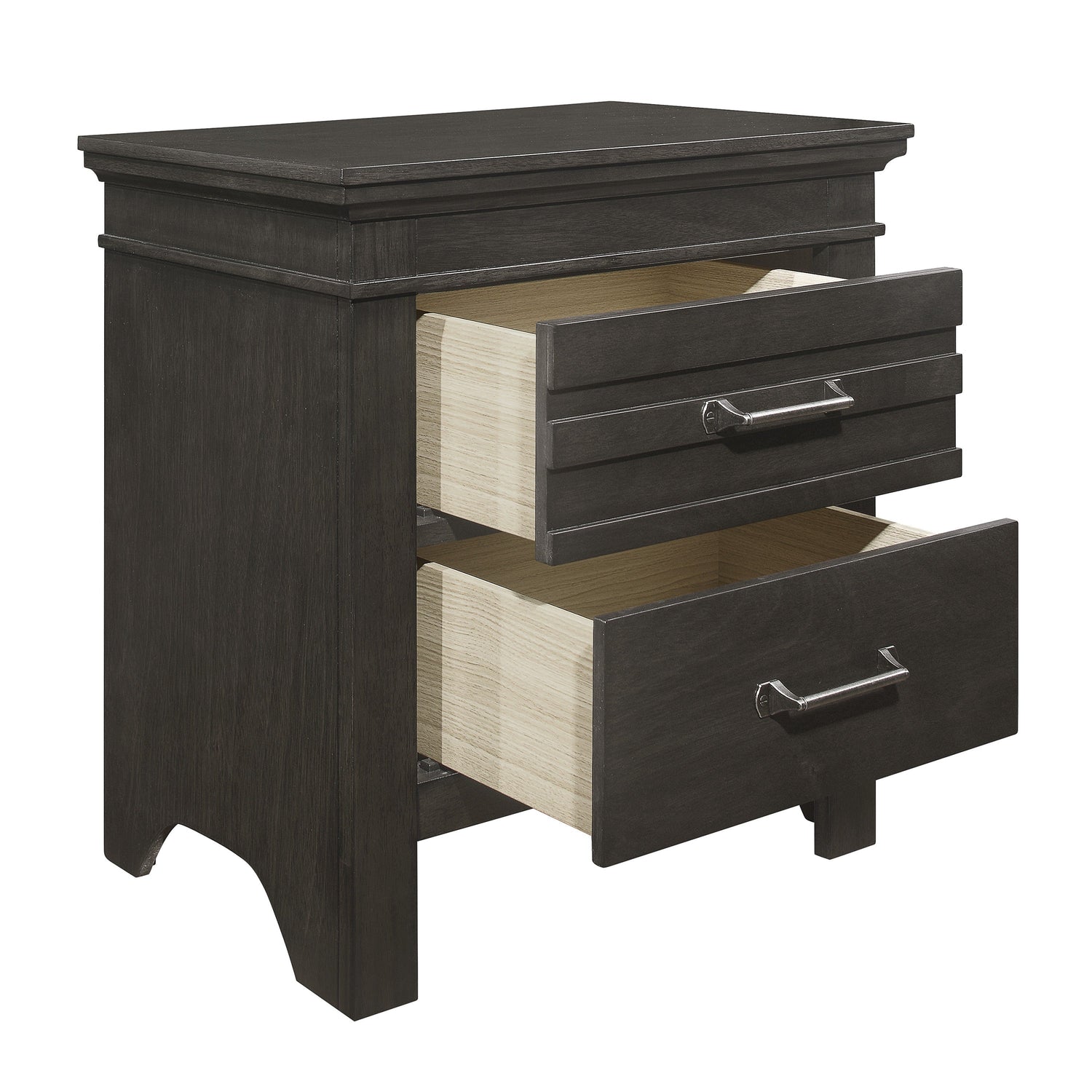 Blaire Farm Charcoal Gray Nightstand - 1675-4 - Bien Home Furniture & Electronics