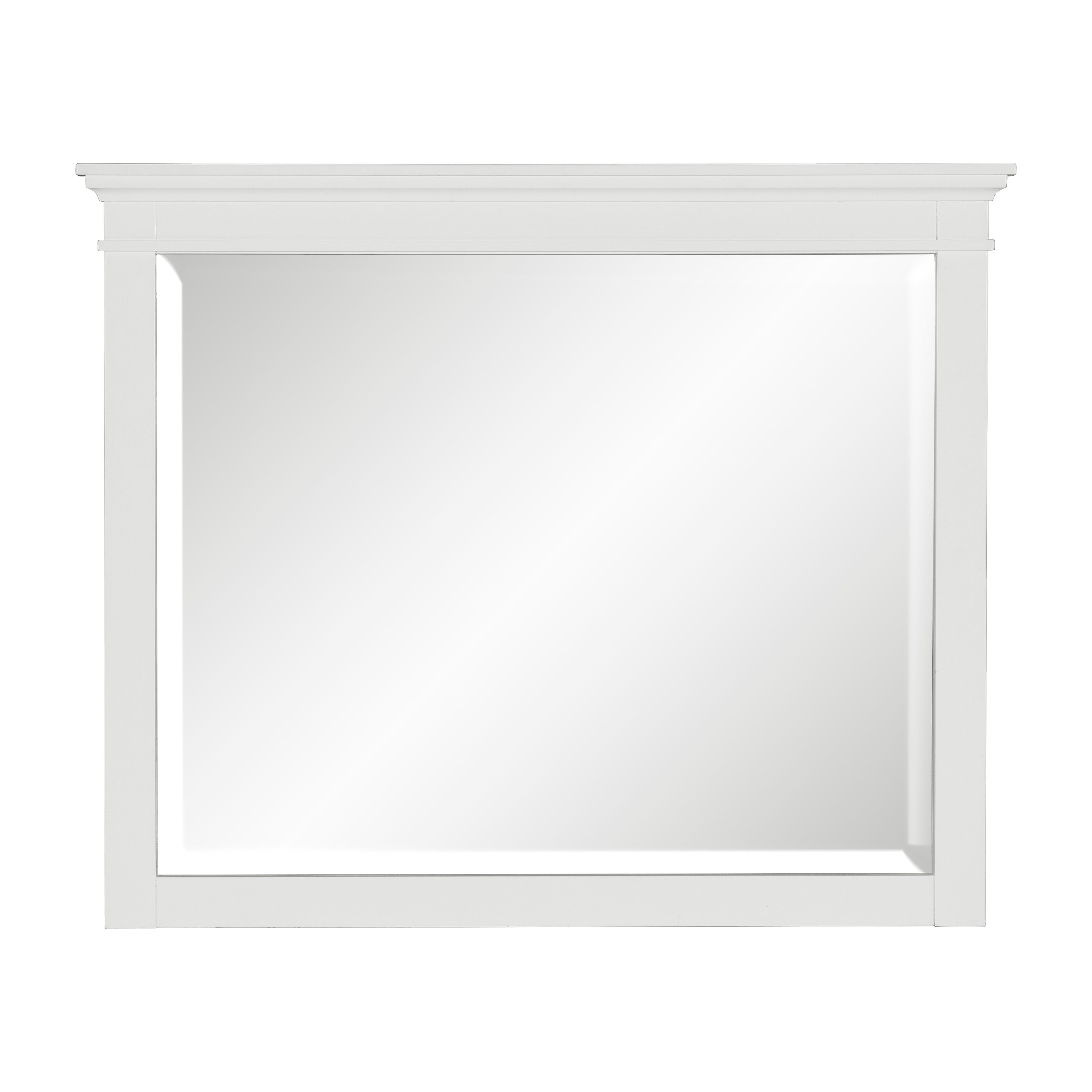 Blaire Farm White Mirror (Mirror Only) - 1675W-6 - Bien Home Furniture & Electronics