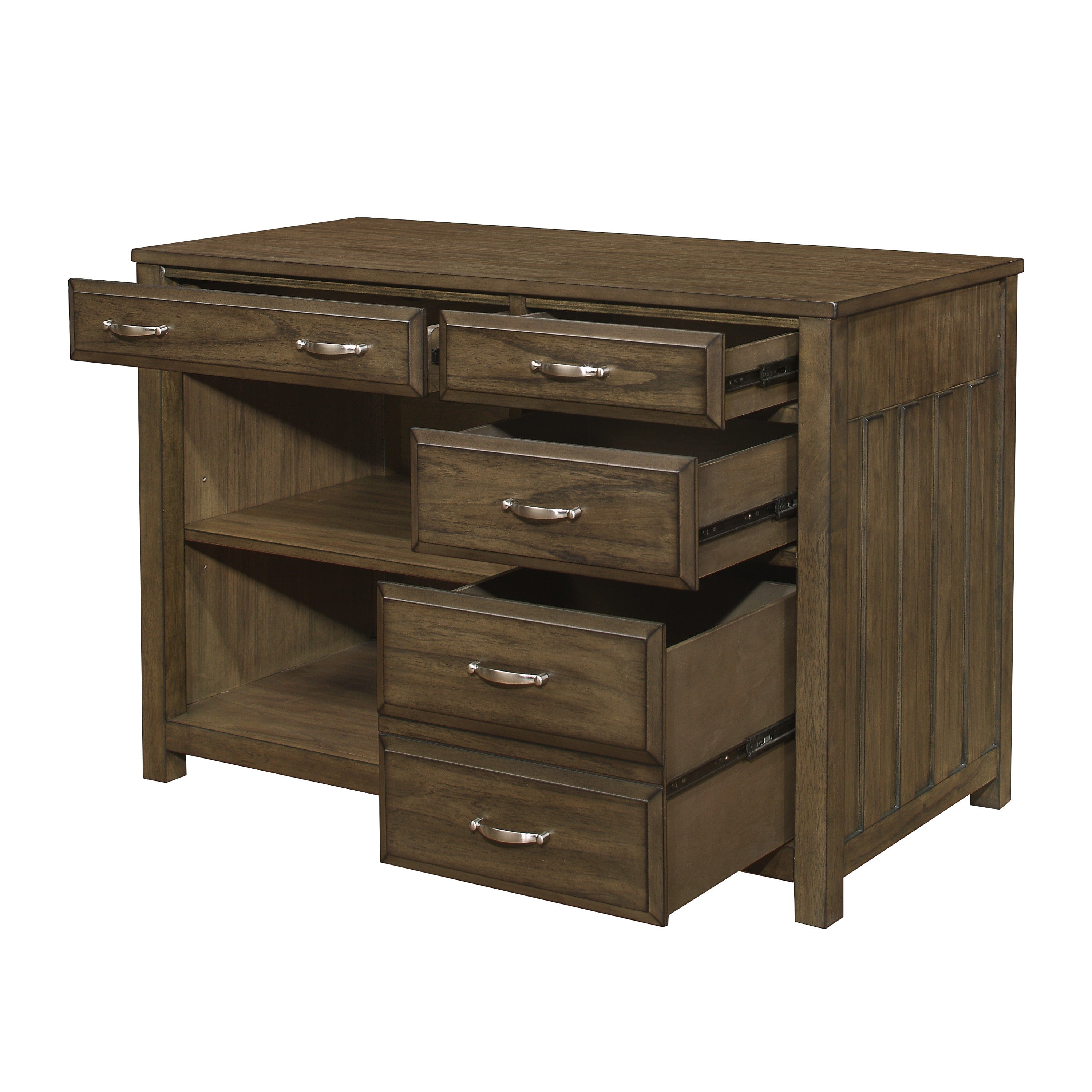 Blanche Brown Gray Credenza - 4522-16 - Bien Home Furniture & Electronics