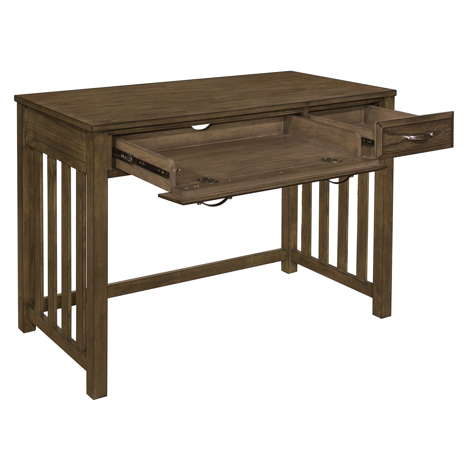 Blanche Brown Gray Desk - 4522-15 - Bien Home Furniture & Electronics