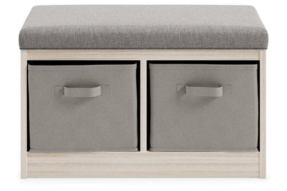 Blariden Gray/Natural Storage Bench - A3000286 - Bien Home Furniture &amp; Electronics