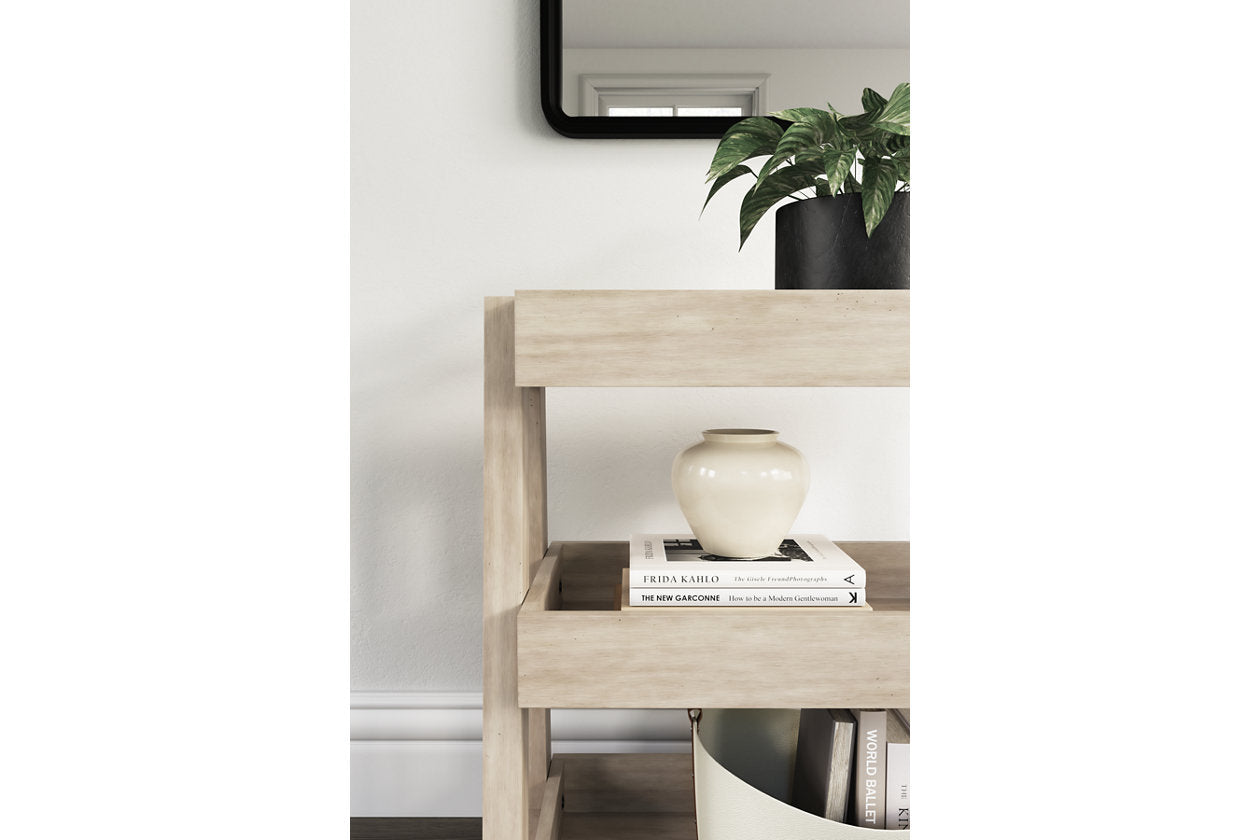 Blariden Light Tan Shelf Accent Table - A4000368 - Bien Home Furniture & Electronics