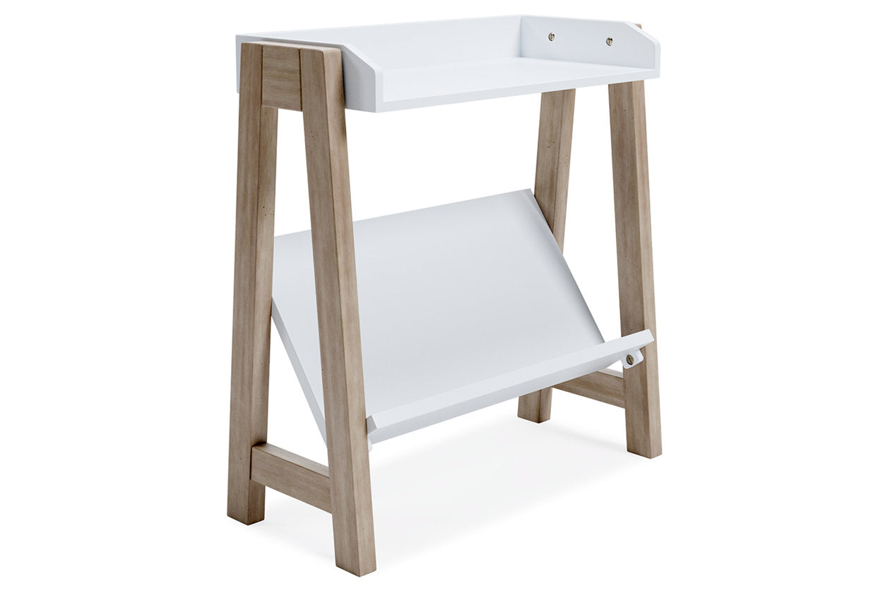 Blariden White/Tan Small Bookcase - A4000361 - Bien Home Furniture & Electronics