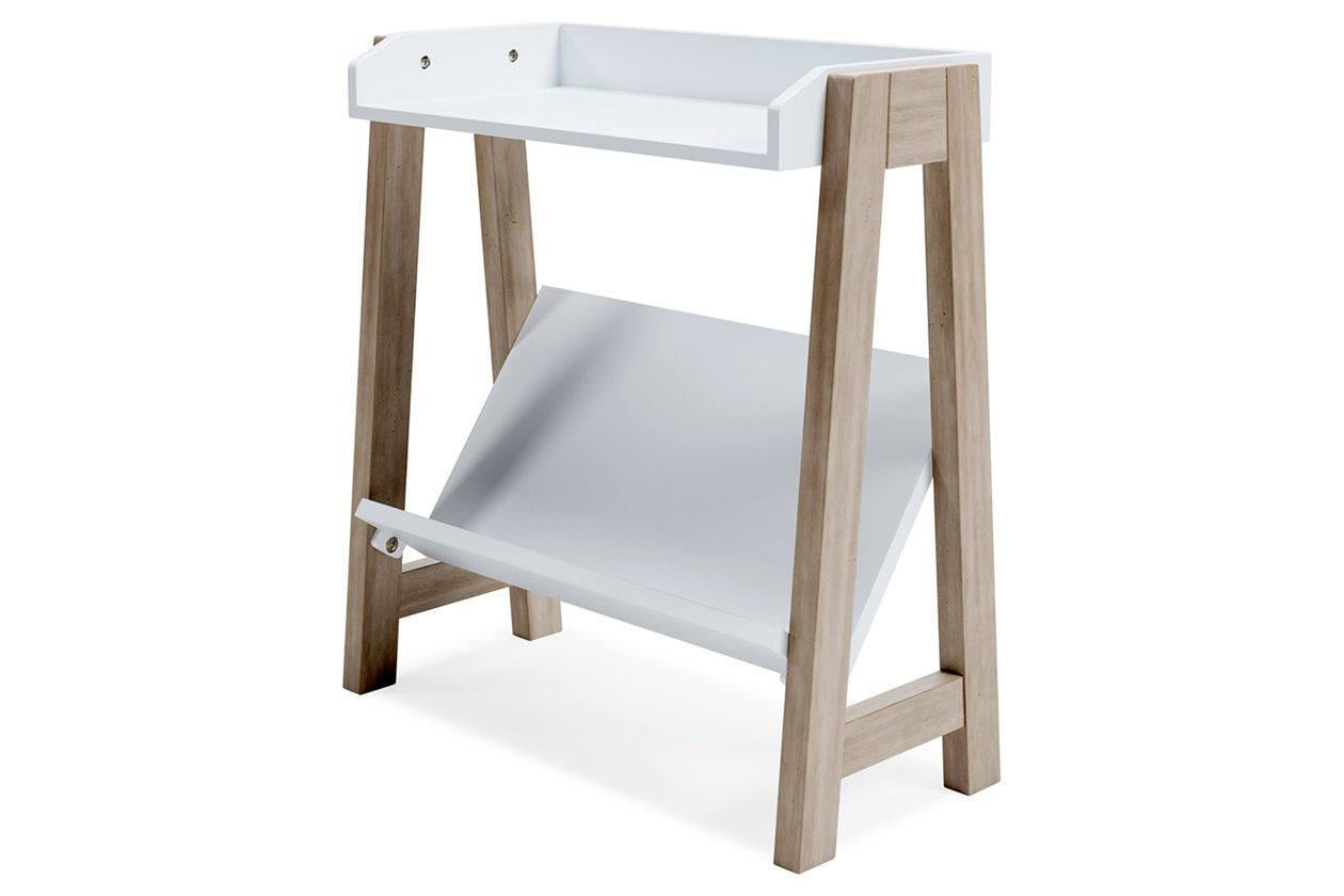 Blariden White/Tan Small Bookcase - A4000361 - Bien Home Furniture & Electronics