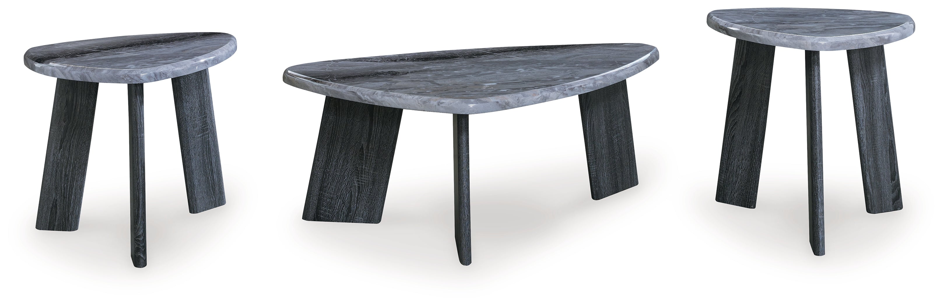 Bluebond Gray Table (Set of 3) - T390-13 - Bien Home Furniture &amp; Electronics