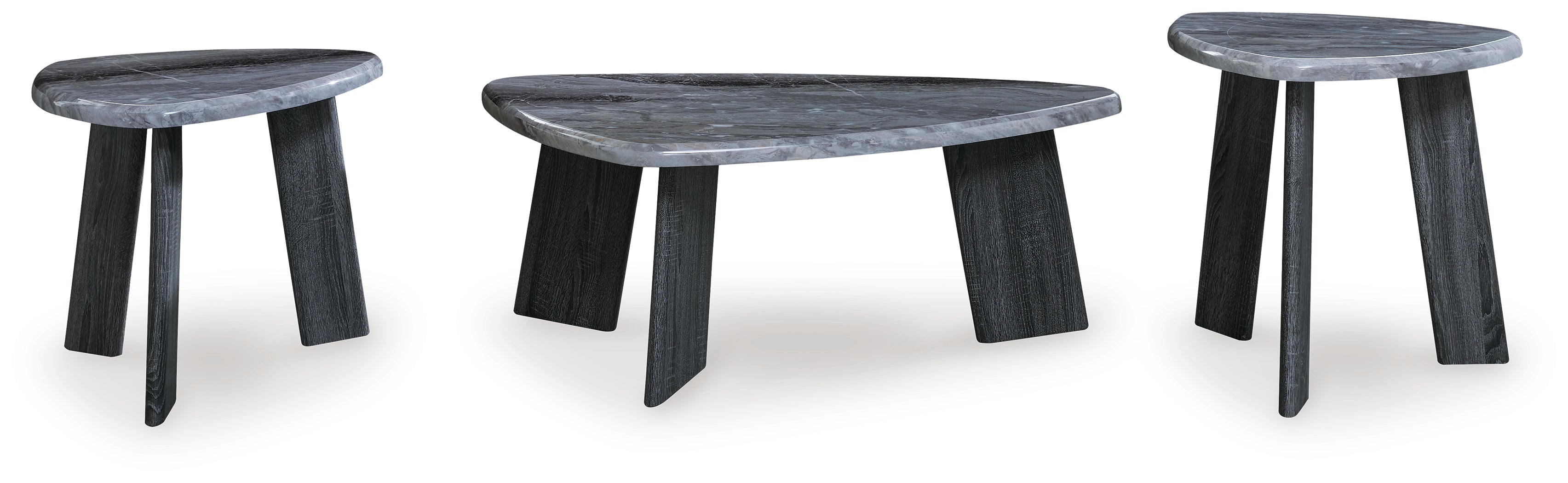 Bluebond Gray Table (Set of 3) - T390-13 - Bien Home Furniture & Electronics