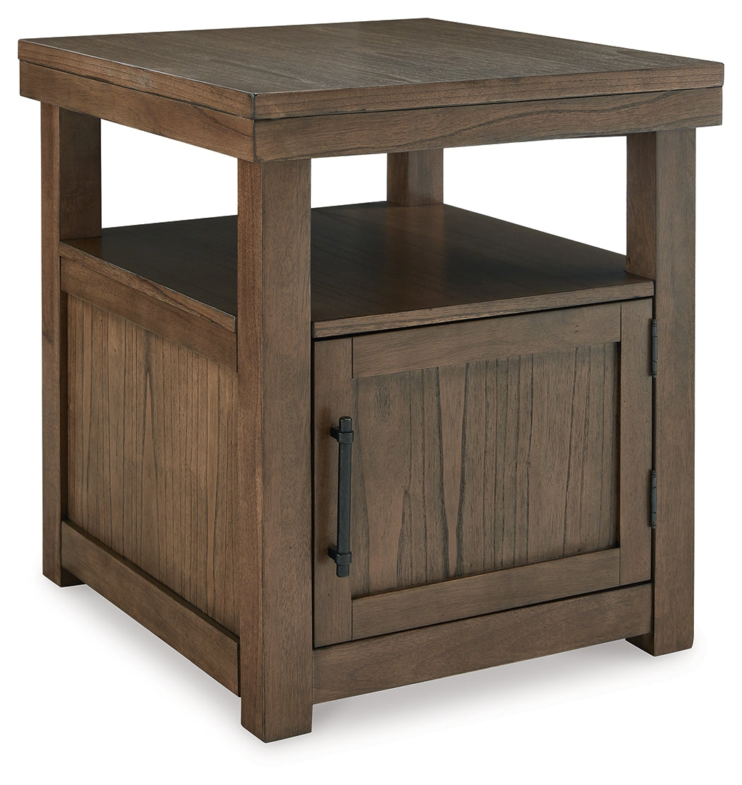 Boardernest Brown End Table - T738-3 - Bien Home Furniture & Electronics