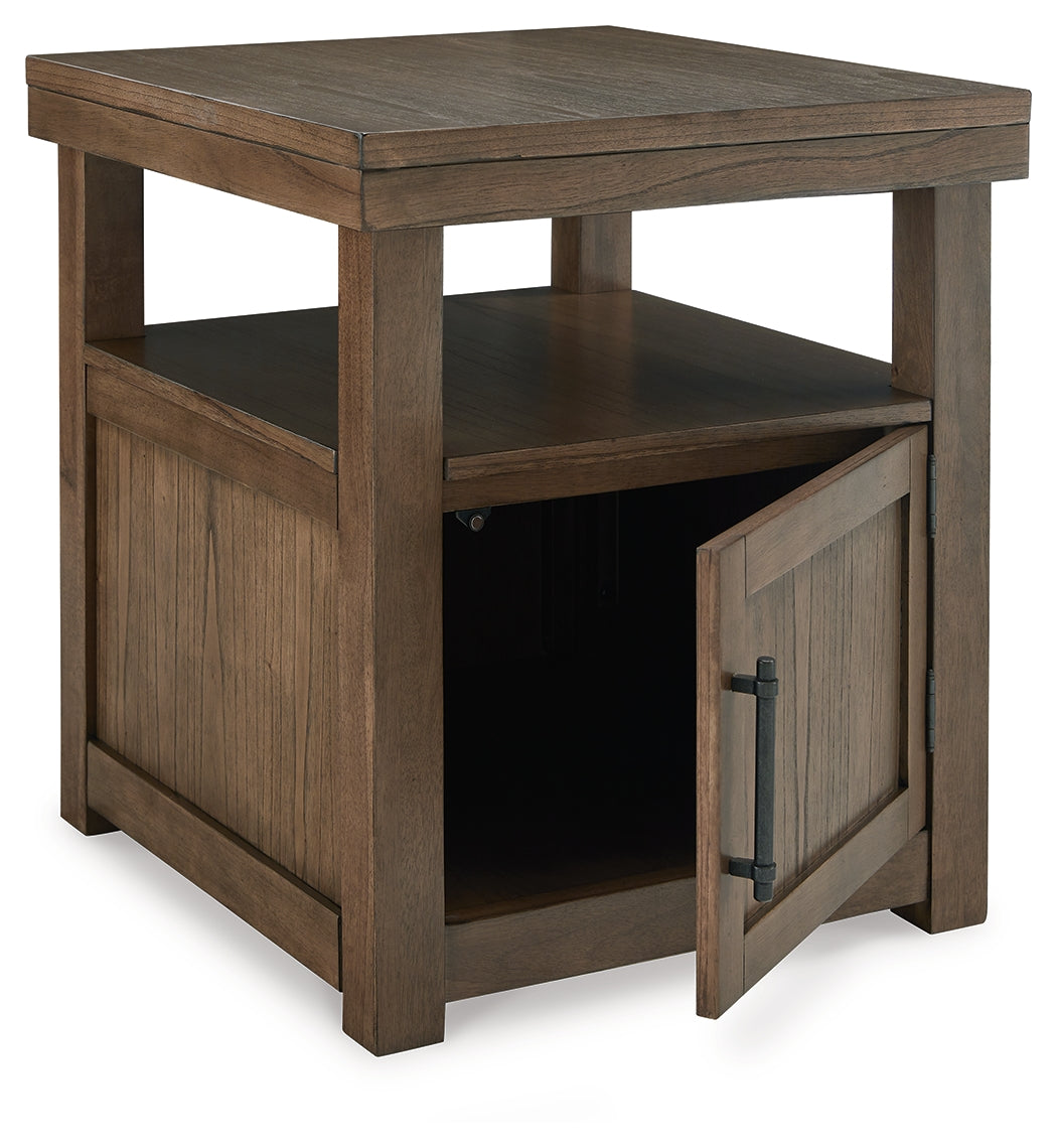 Boardernest Brown End Table - T738-3 - Bien Home Furniture & Electronics