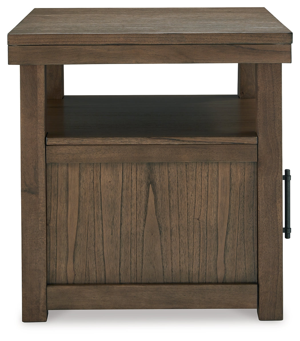 Boardernest Brown End Table - T738-3 - Bien Home Furniture & Electronics