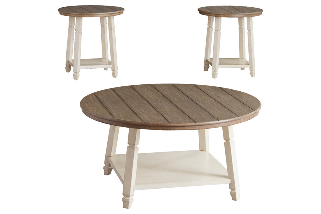 Bolanbrook Two-tone Table, Set of 3 - T377-13 - Bien Home Furniture &amp; Electronics