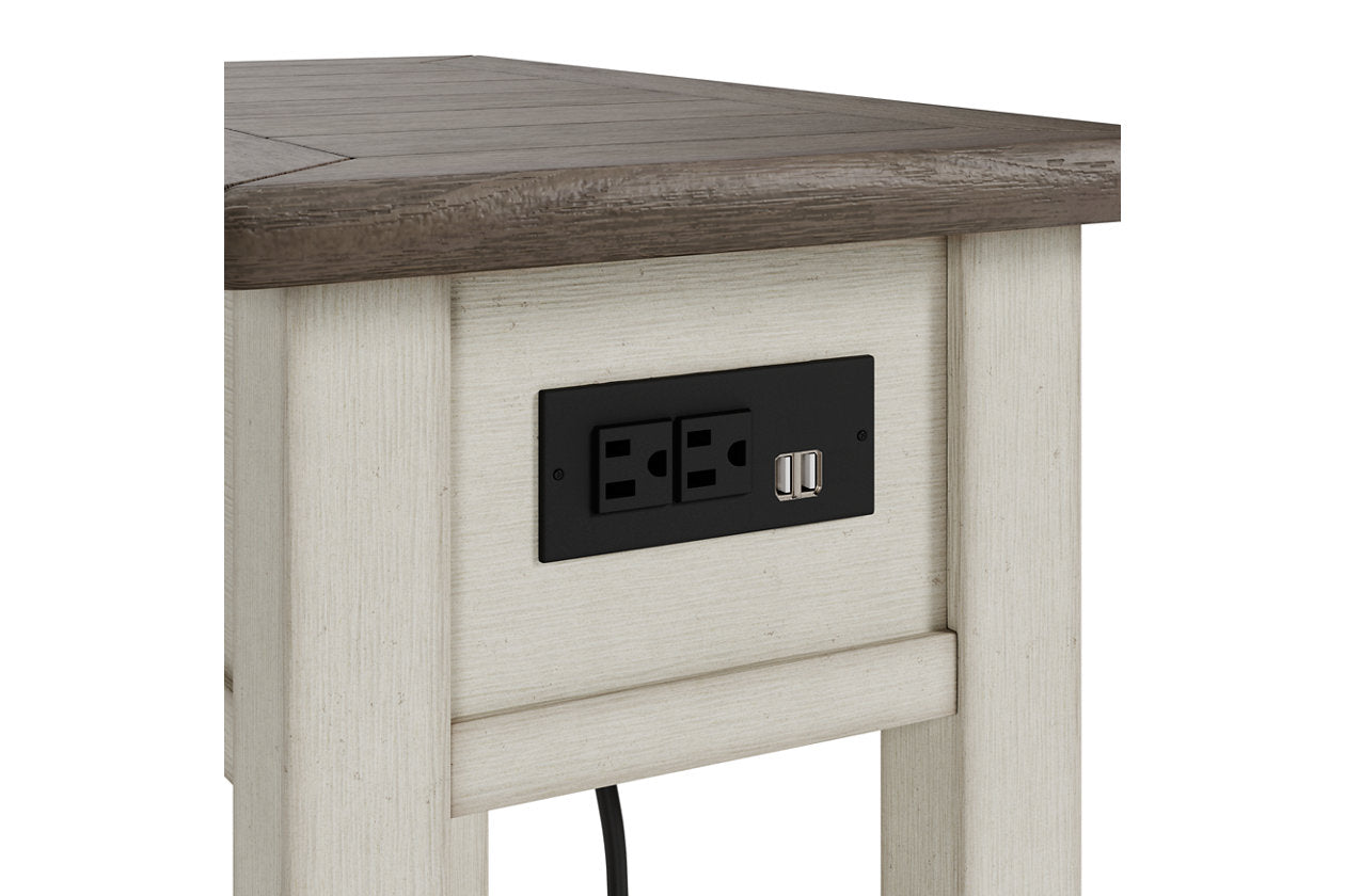 Bolanburg Two-tone Chairside End Table - T637-107 - Bien Home Furniture & Electronics