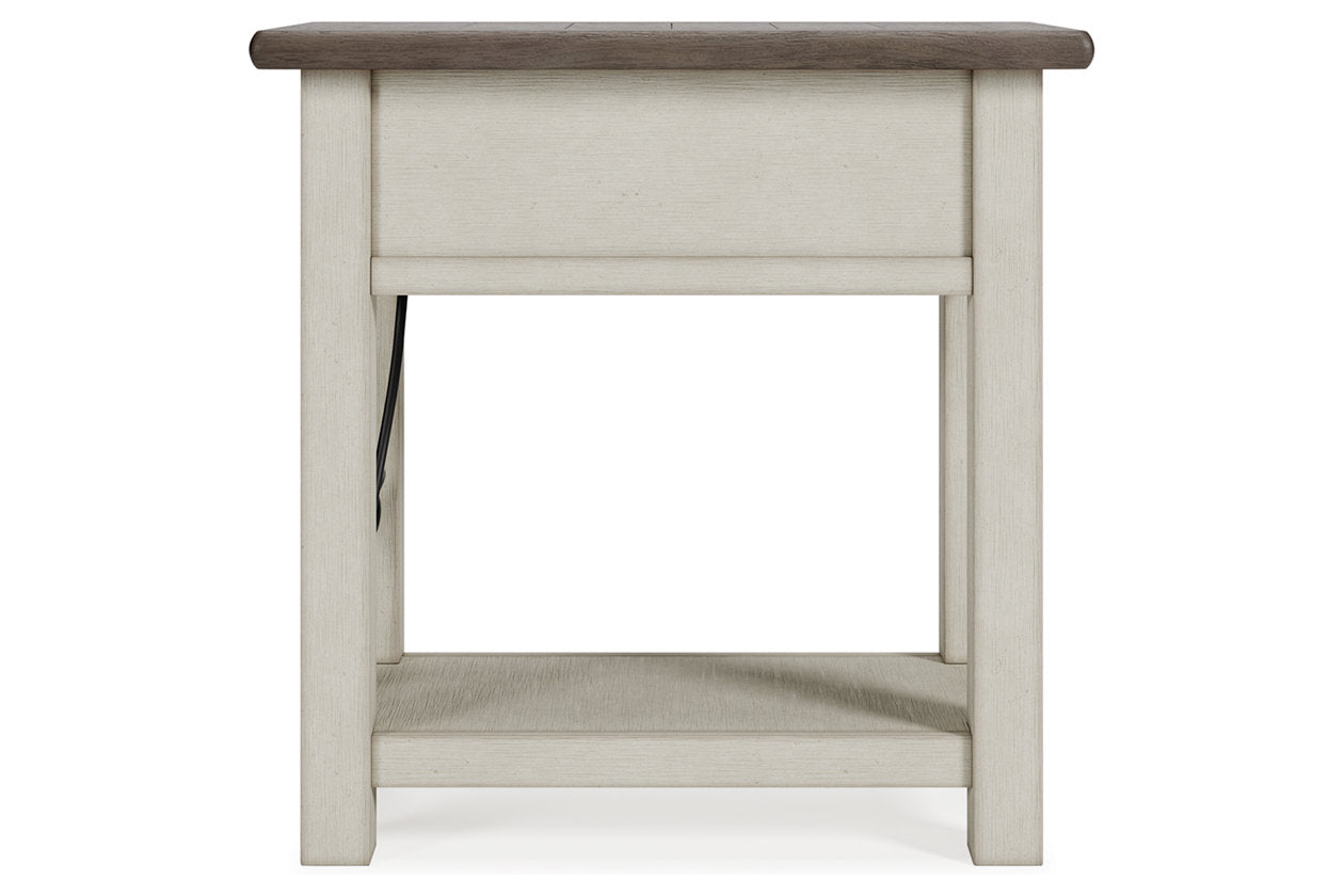 Bolanburg Two-tone Chairside End Table - T637-107 - Bien Home Furniture & Electronics