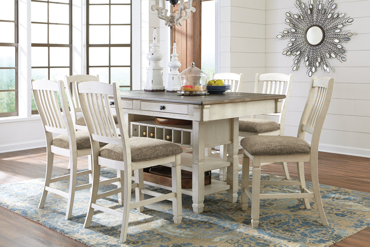 Bolanburg Two-tone Counter Height Dining Table - D647-32 - Bien Home Furniture & Electronics