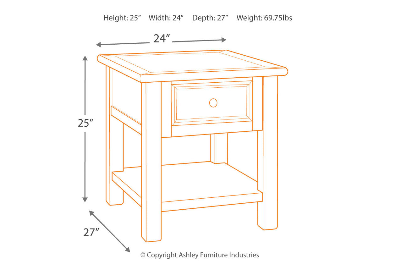 Bolanburg Two-tone End Table - T637-3 - Bien Home Furniture & Electronics
