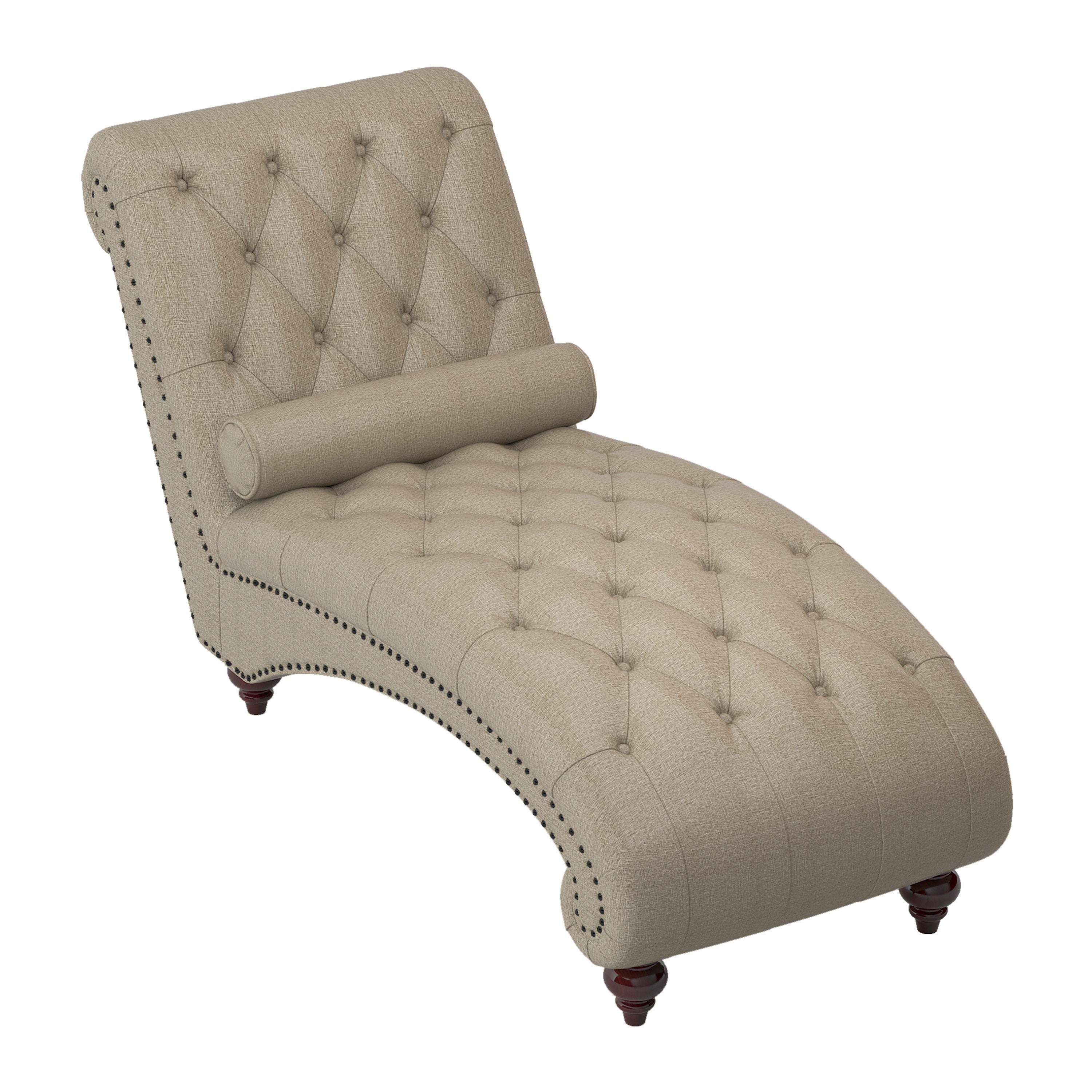 Bonne Brown Chaise - 1162NBR-5 - Bien Home Furniture & Electronics