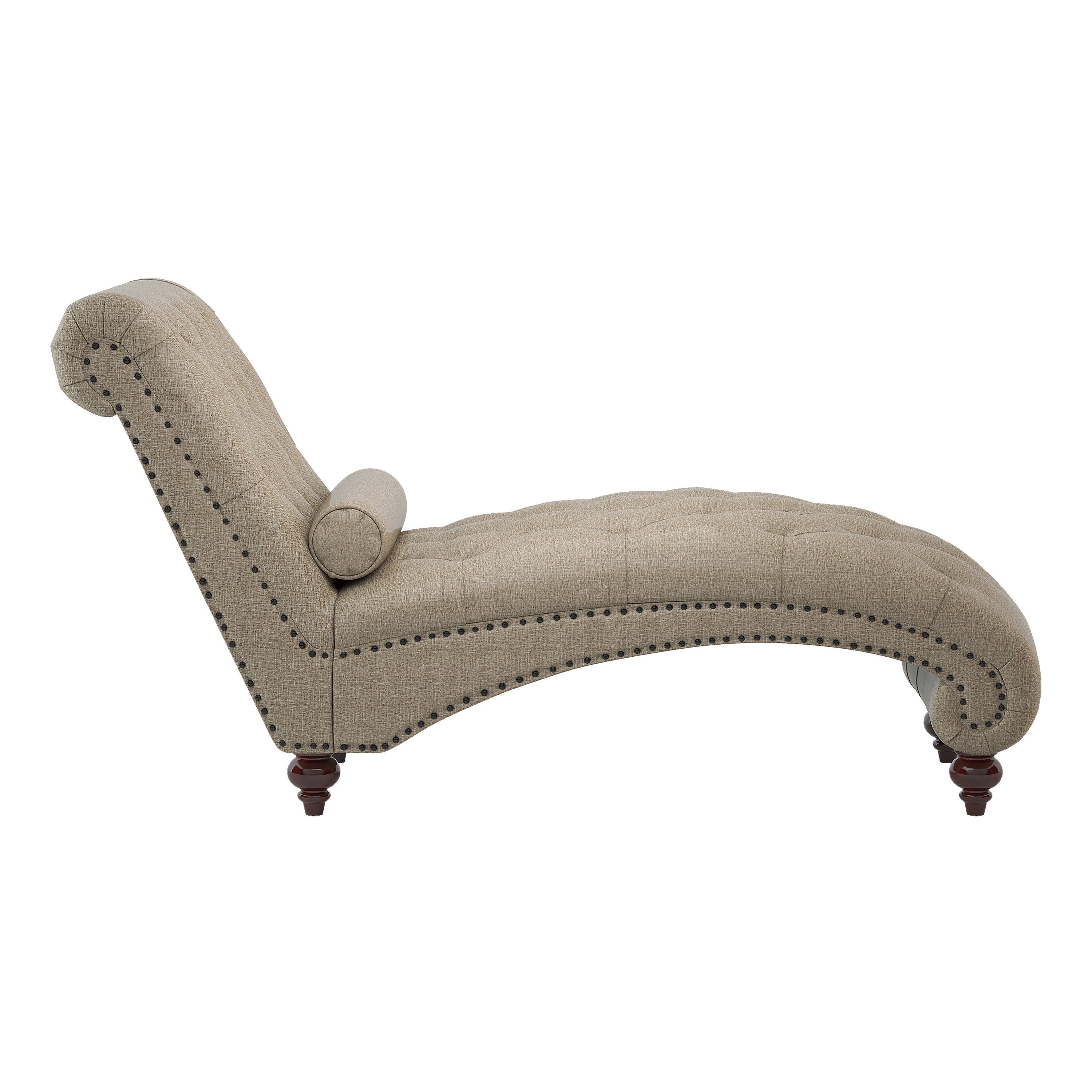 Bonne Brown Chaise - 1162NBR-5 - Bien Home Furniture &amp; Electronics