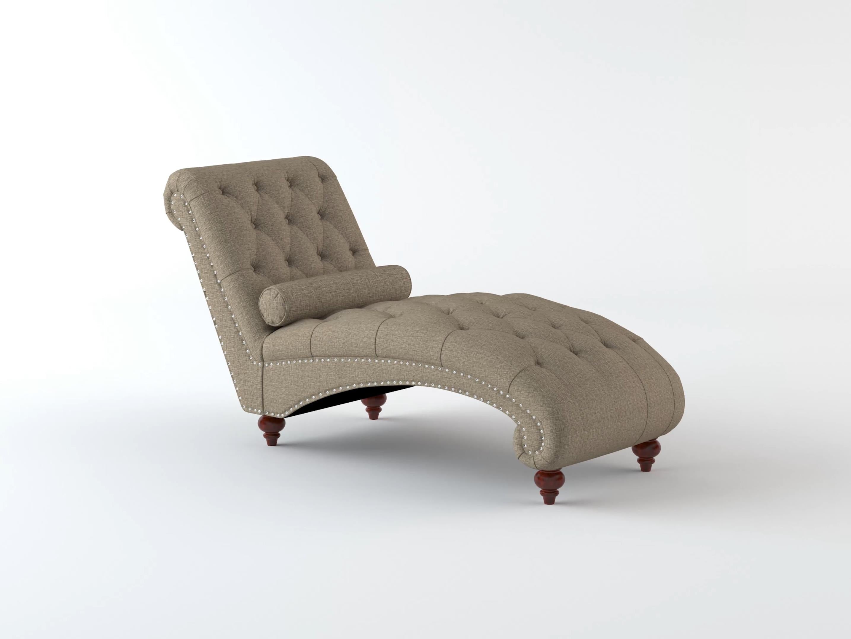 Bonne Gray Chaise - 1162NGY-5 - Bien Home Furniture & Electronics