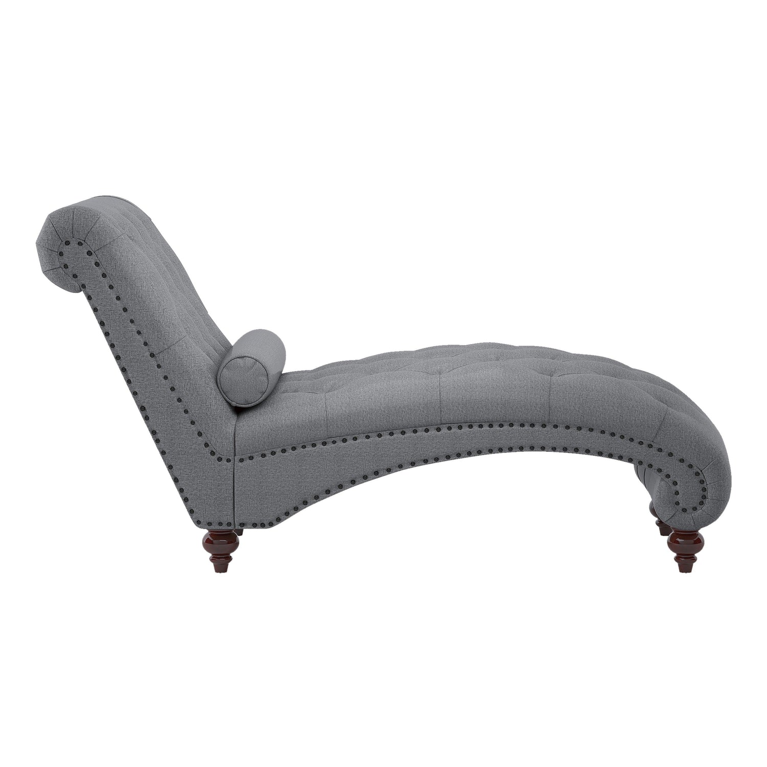 Bonne Gray Chaise - 1162NGY-5 - Bien Home Furniture & Electronics