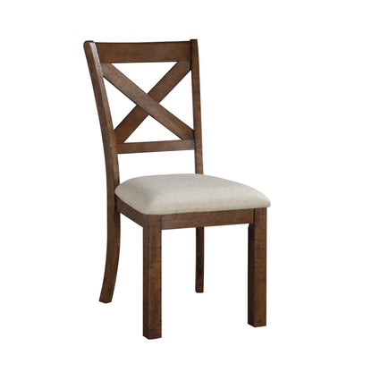 Bonner Brown Side Chair, Set of 2 - 5808S - Bien Home Furniture &amp; Electronics