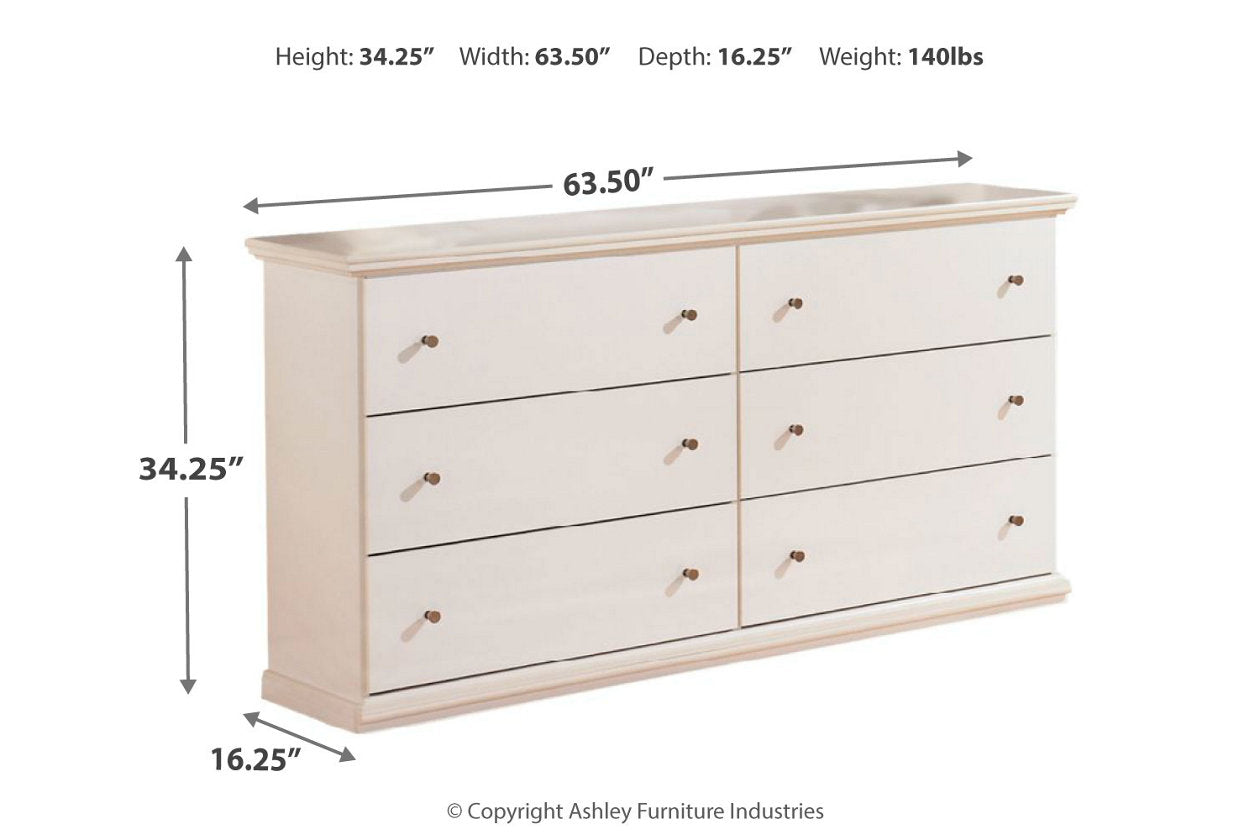 Bostwick Shoals White Dresser - B139-31 - Bien Home Furniture & Electronics