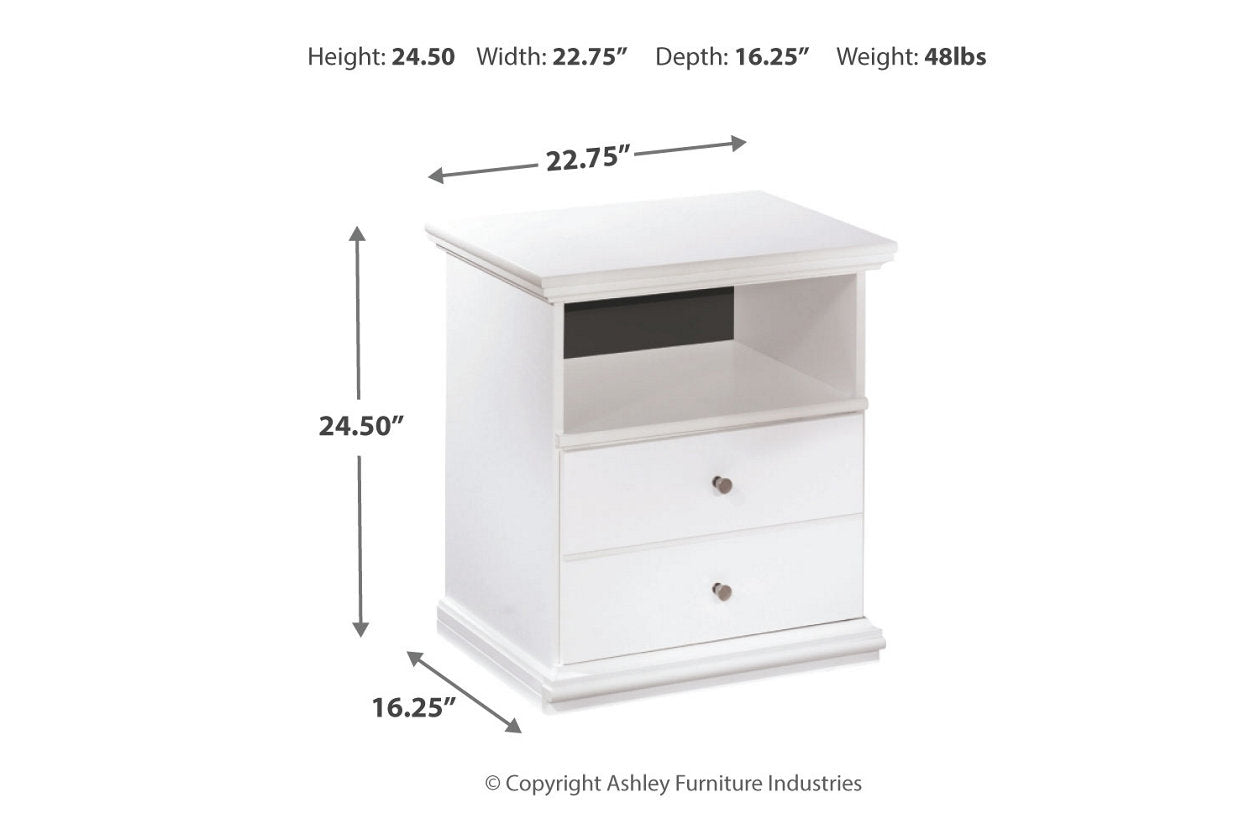Bostwick Shoals White Nightstand - B139-91 - Bien Home Furniture & Electronics