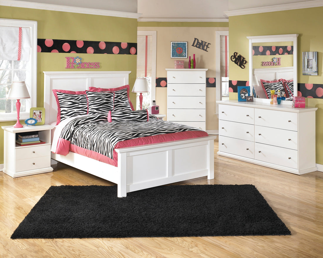 Bostwick Shoals White Panel Youth Bedroom Set - SET | B139-52 | B139-53 | B139-83 | B139-91 | B139-46 - Bien Home Furniture &amp; Electronics