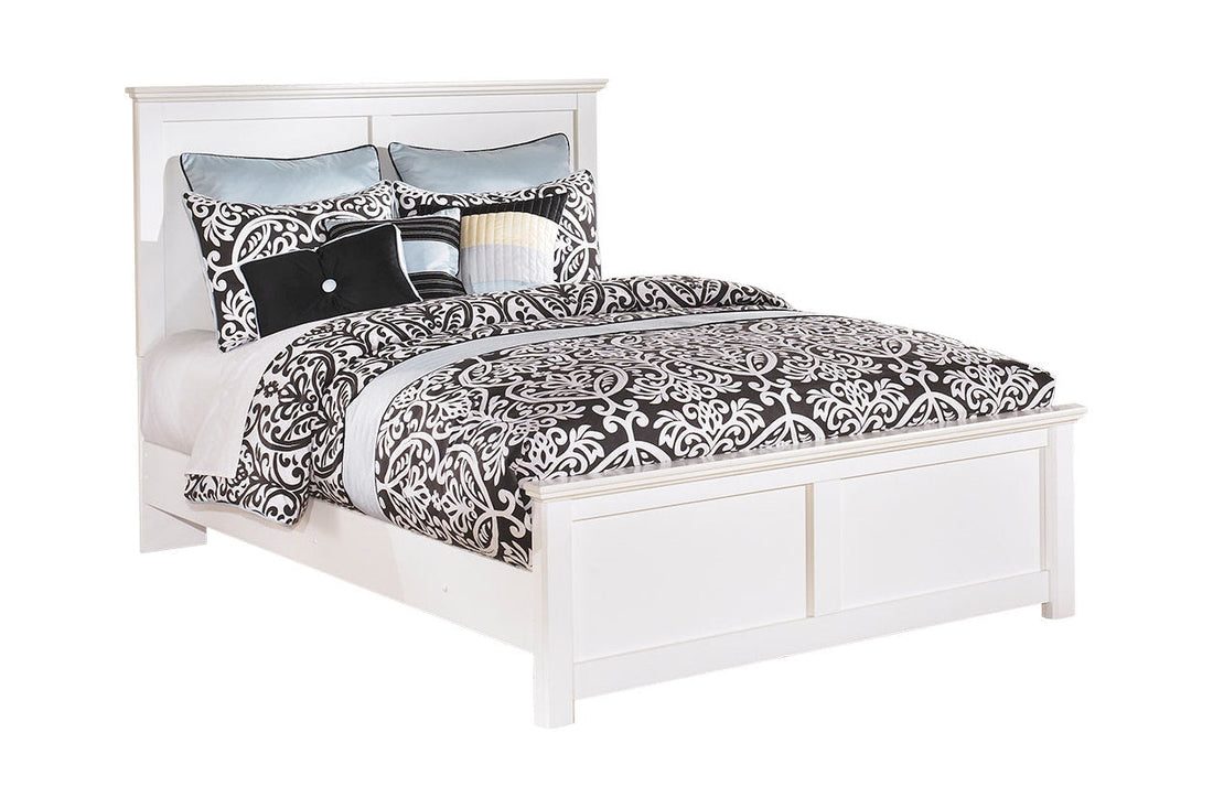 Bostwick Shoals White Queen Panel Bed - SET | B139-54 | B139-57 | B139-96 - Bien Home Furniture &amp; Electronics
