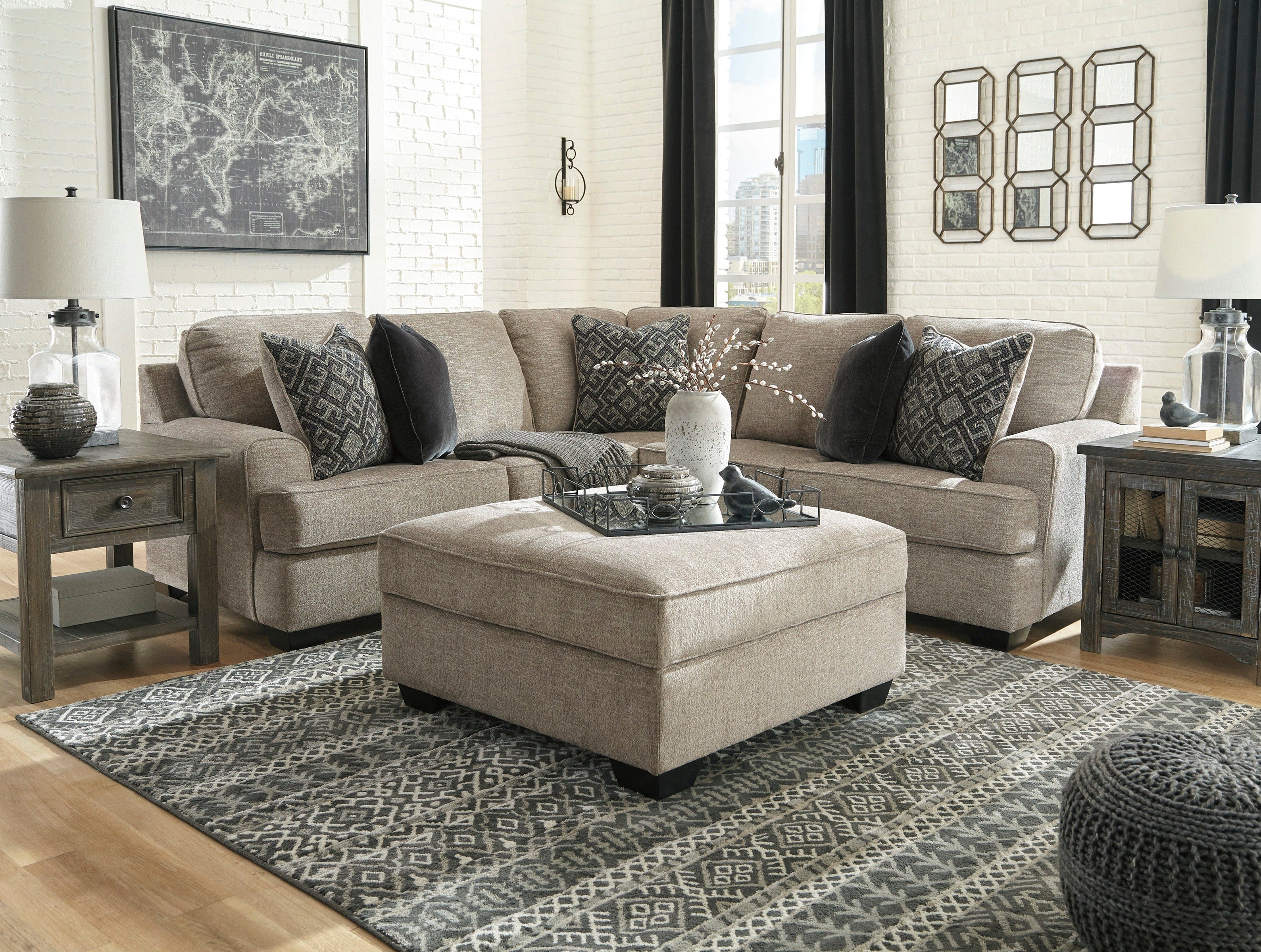 Bovarian Stone 2-Piece LAF Sectional - SET | 5610348 | 5610356 | 5610311 - Bien Home Furniture & Electronics