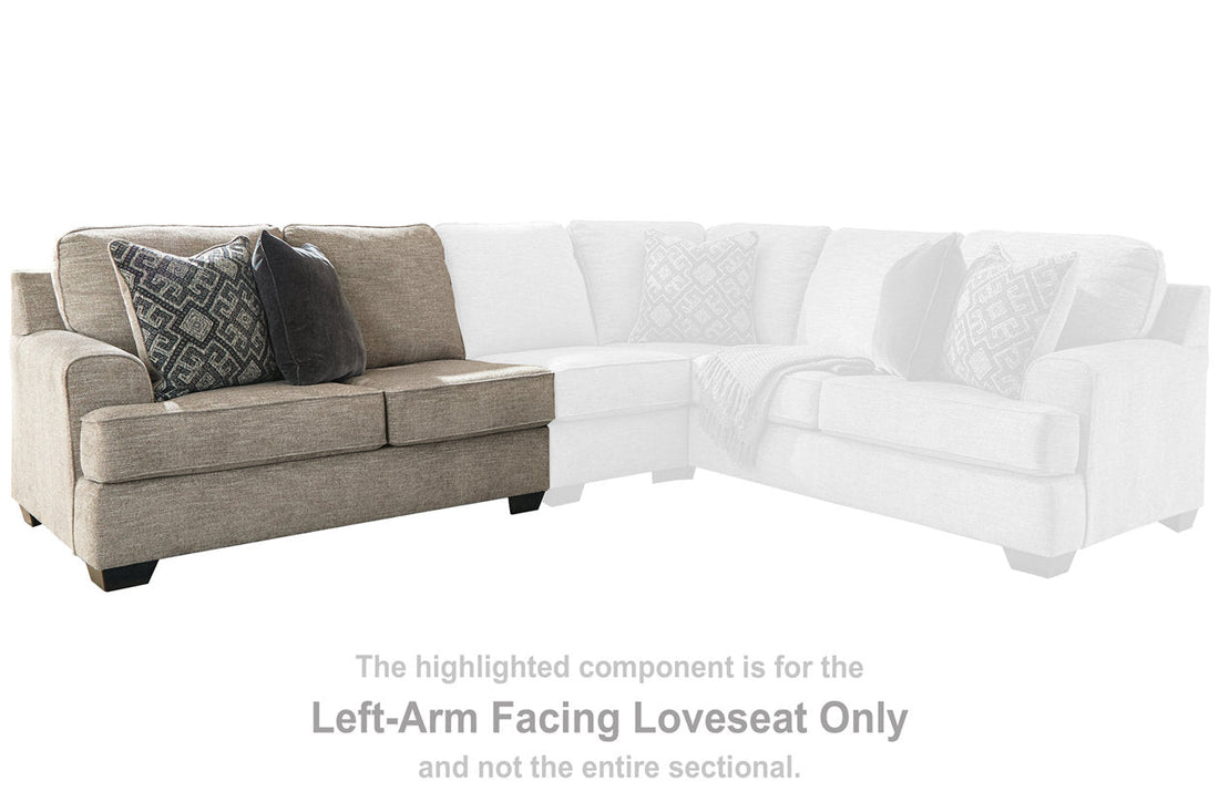 Bovarian Stone Left-Arm Facing Loveseat - 5610355 - Bien Home Furniture & Electronics