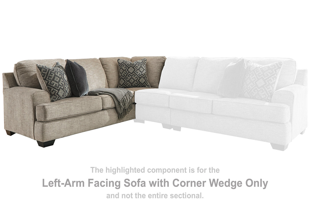 Bovarian Stone Left-Arm Facing Sofa with Corner Wedge - 5610348 - Bien Home Furniture & Electronics