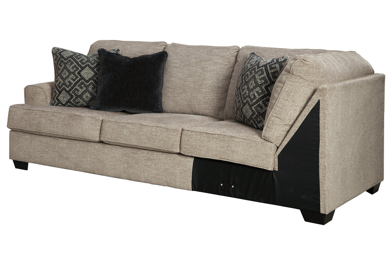 Bovarian Stone Left-Arm Facing Sofa with Corner Wedge - 5610348 - Bien Home Furniture & Electronics