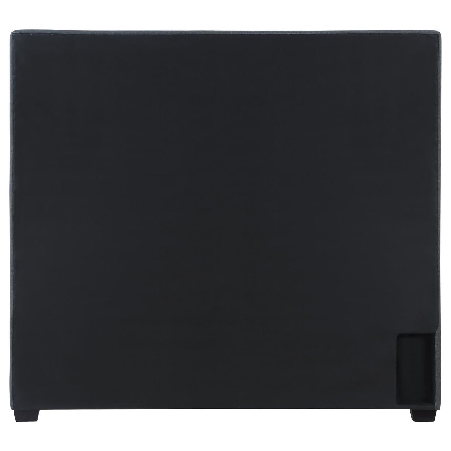 Bowfield Upholstered Bed with Nailhead Trim Charcoal - 315900Q - Bien Home Furniture & Electronics