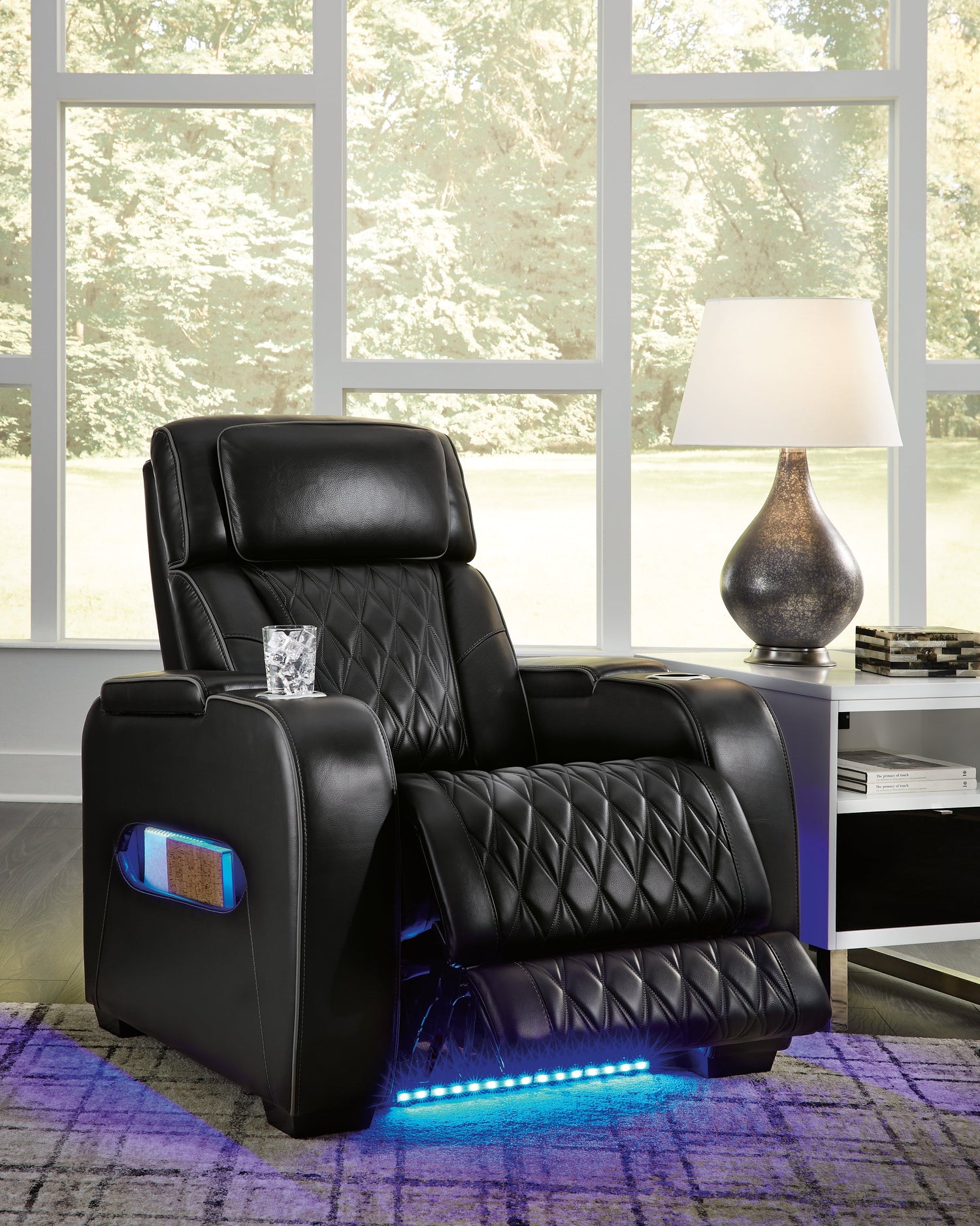 Boyington Black Power Recliner - U2710613 - Bien Home Furniture & Electronics