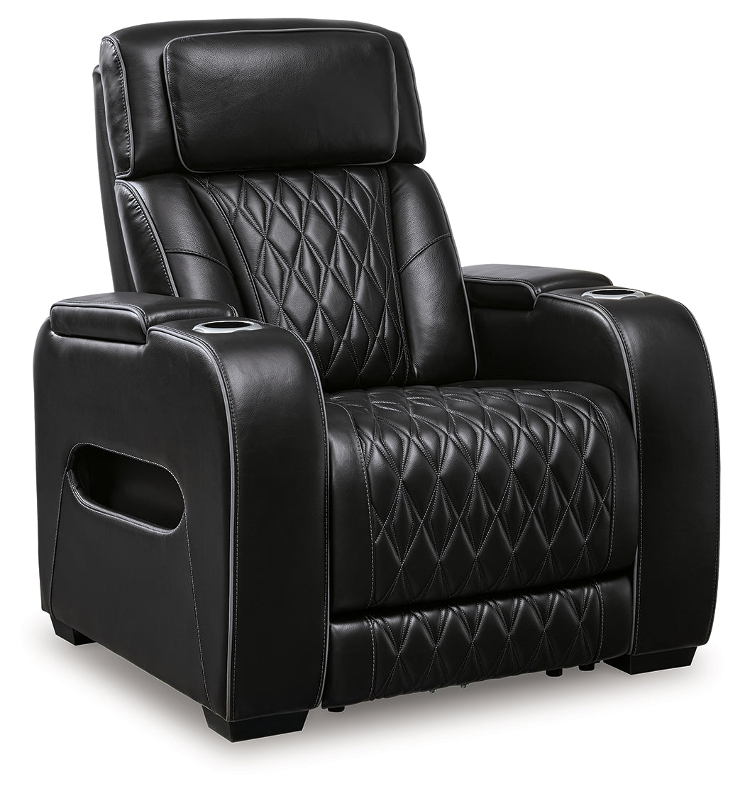 Boyington Black Power Recliner - U2710613 - Bien Home Furniture & Electronics