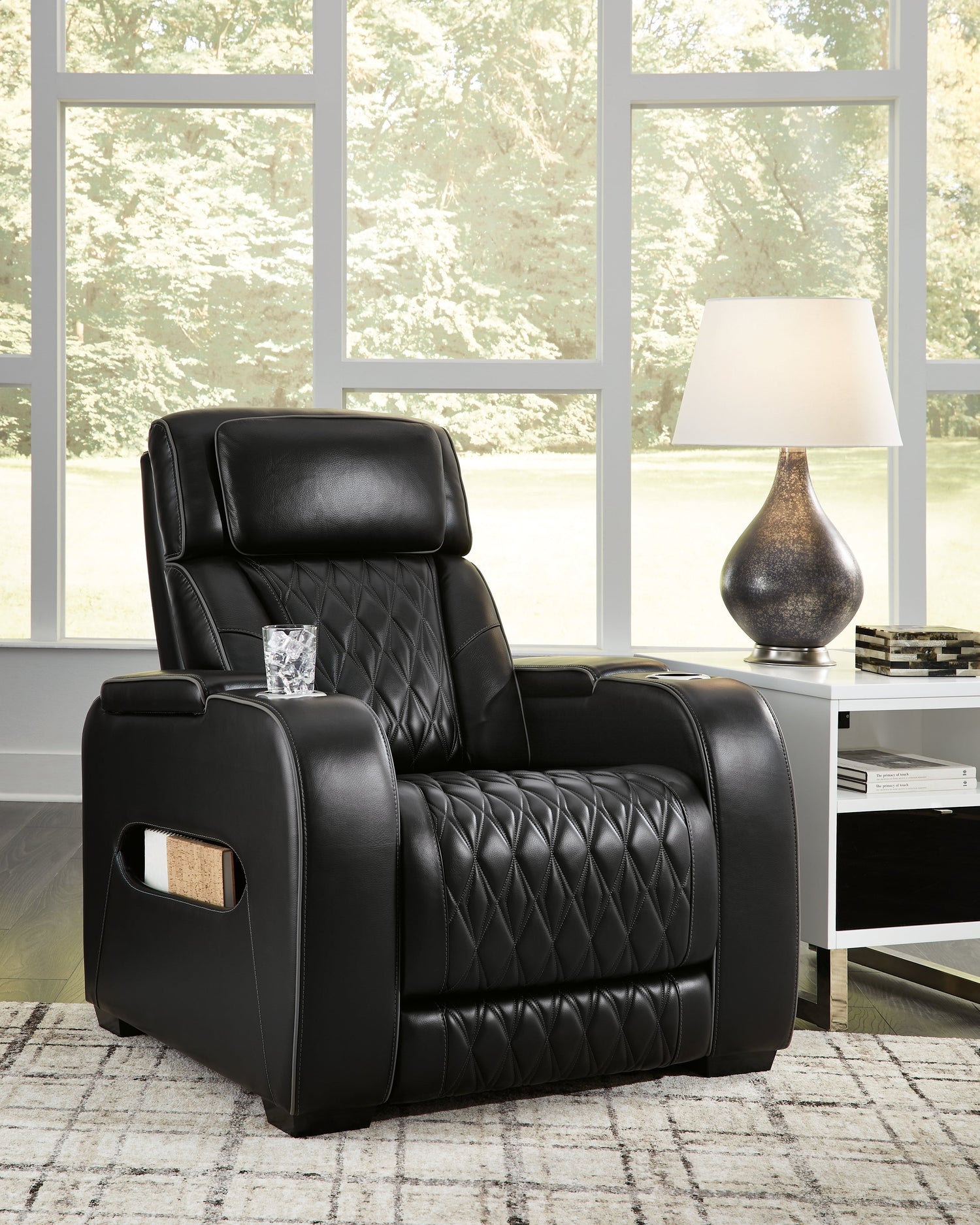 Boyington Black Power Recliner - U2710613 - Bien Home Furniture & Electronics