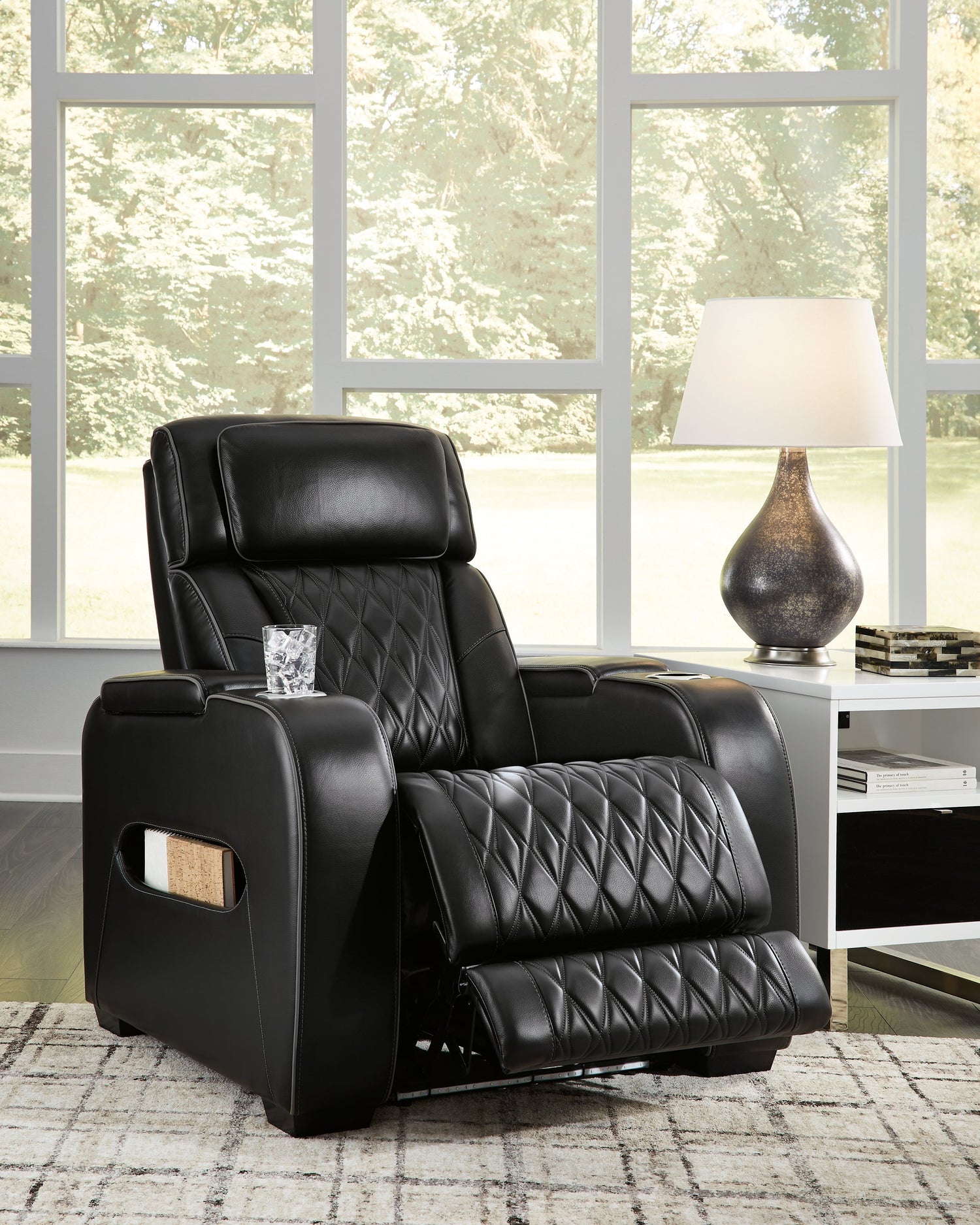 Boyington Black Power Recliner - U2710613 - Bien Home Furniture & Electronics