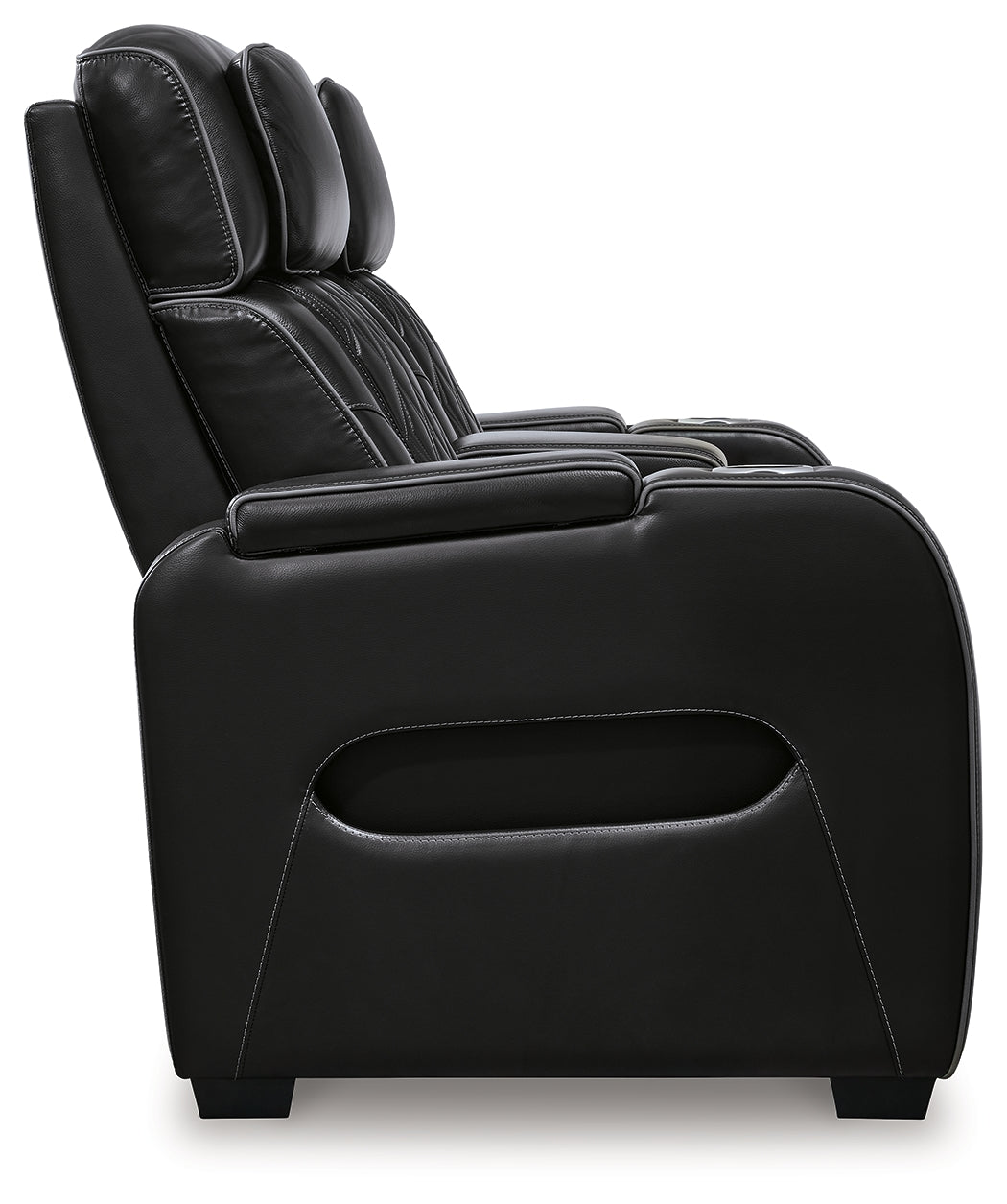 Boyington Black Power Reclining Loveseat with Console - U2710618 - Bien Home Furniture & Electronics