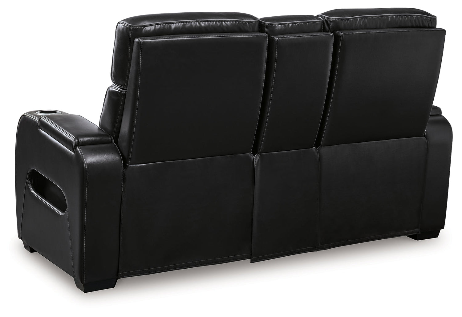 Boyington Black Power Reclining Loveseat with Console - U2710618 - Bien Home Furniture & Electronics