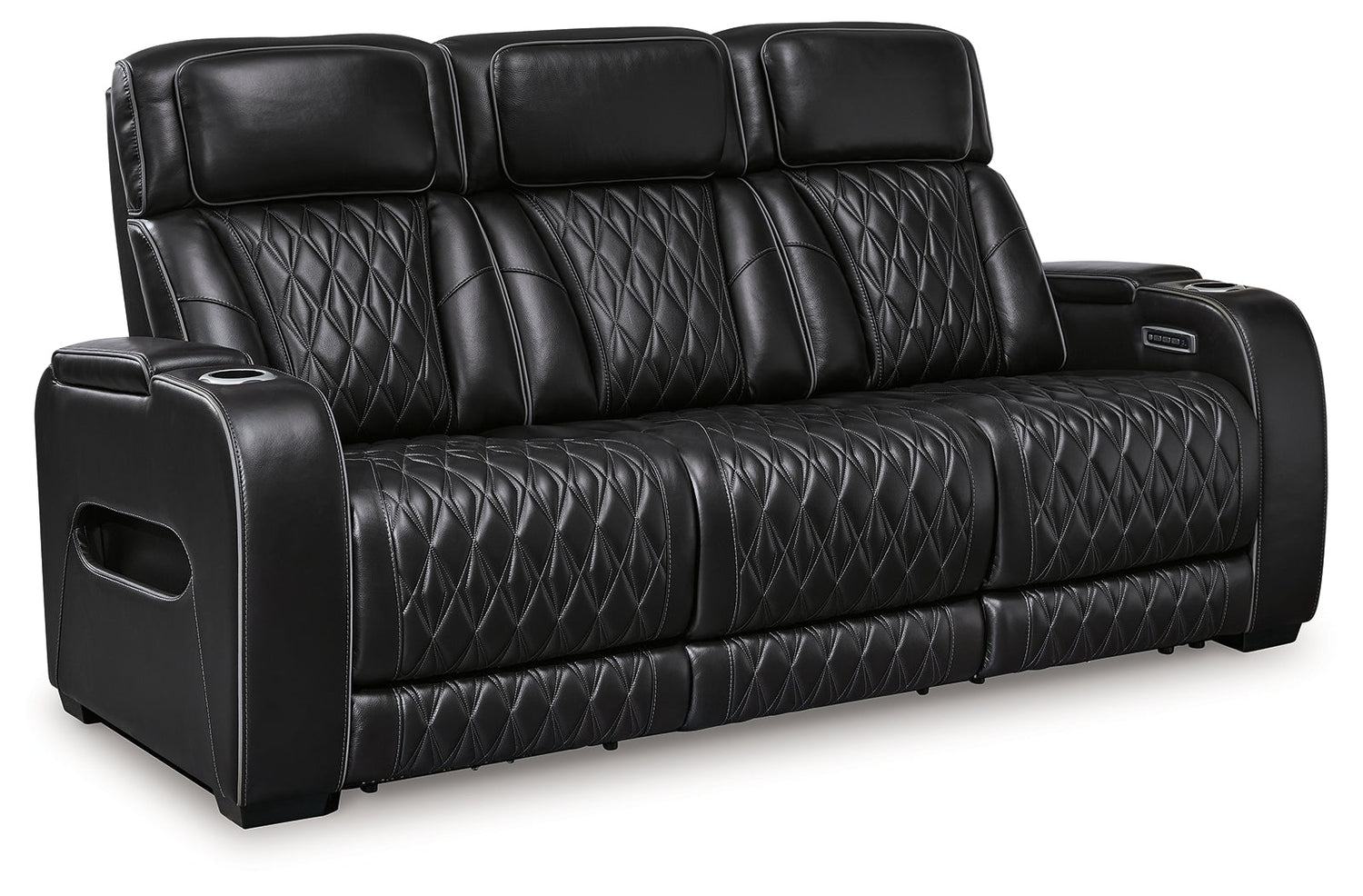 Boyington Black Power Reclining Sofa - U2710615 - Bien Home Furniture & Electronics