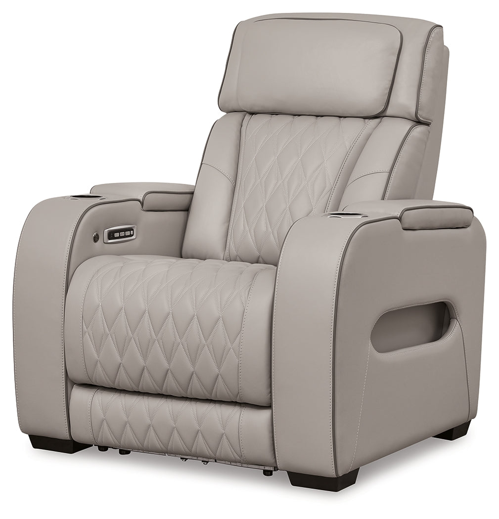 Boyington Gray Power Recliner - U2710513 - Bien Home Furniture & Electronics
