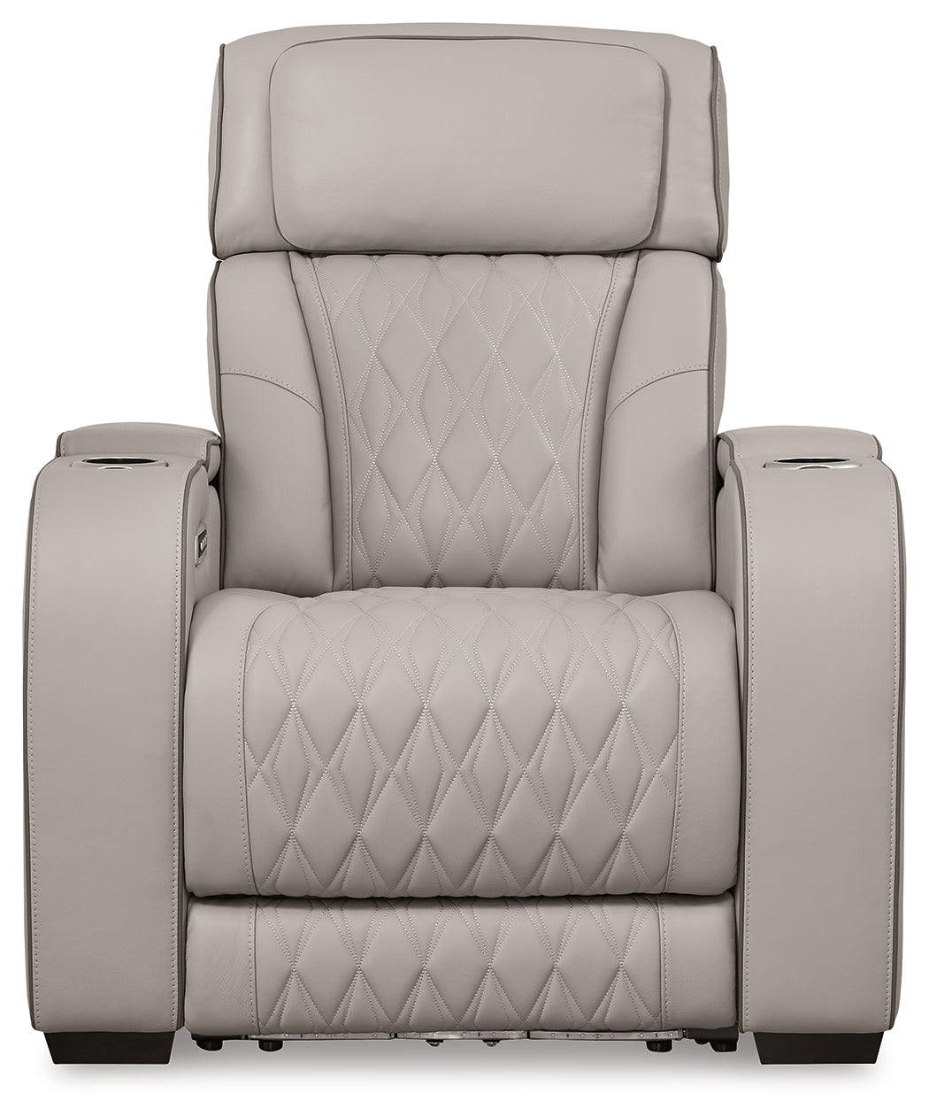 Boyington Gray Power Recliner - U2710513 - Bien Home Furniture &amp; Electronics