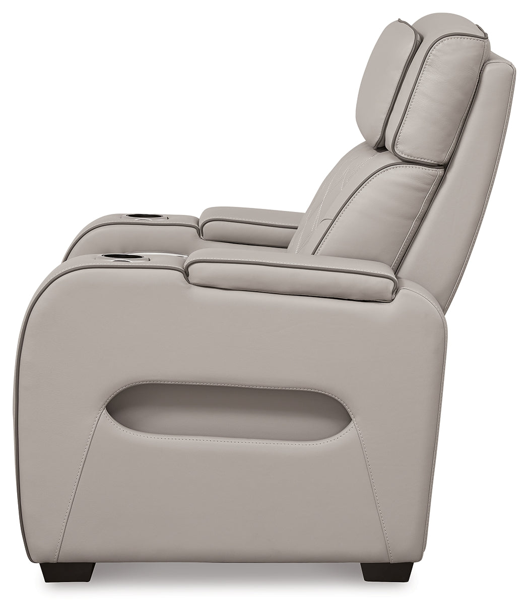Boyington Gray Power Recliner - U2710513 - Bien Home Furniture & Electronics
