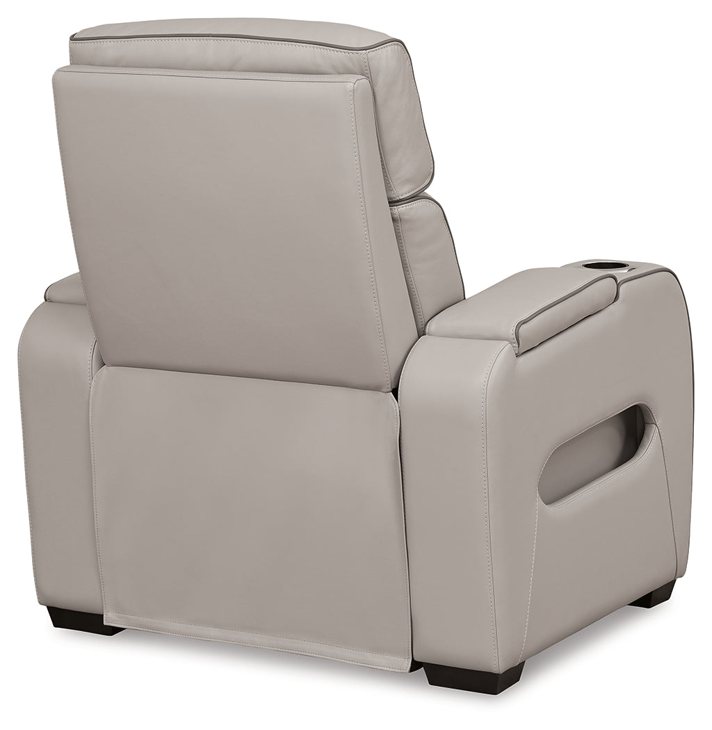 Boyington Gray Power Recliner - U2710513 - Bien Home Furniture & Electronics