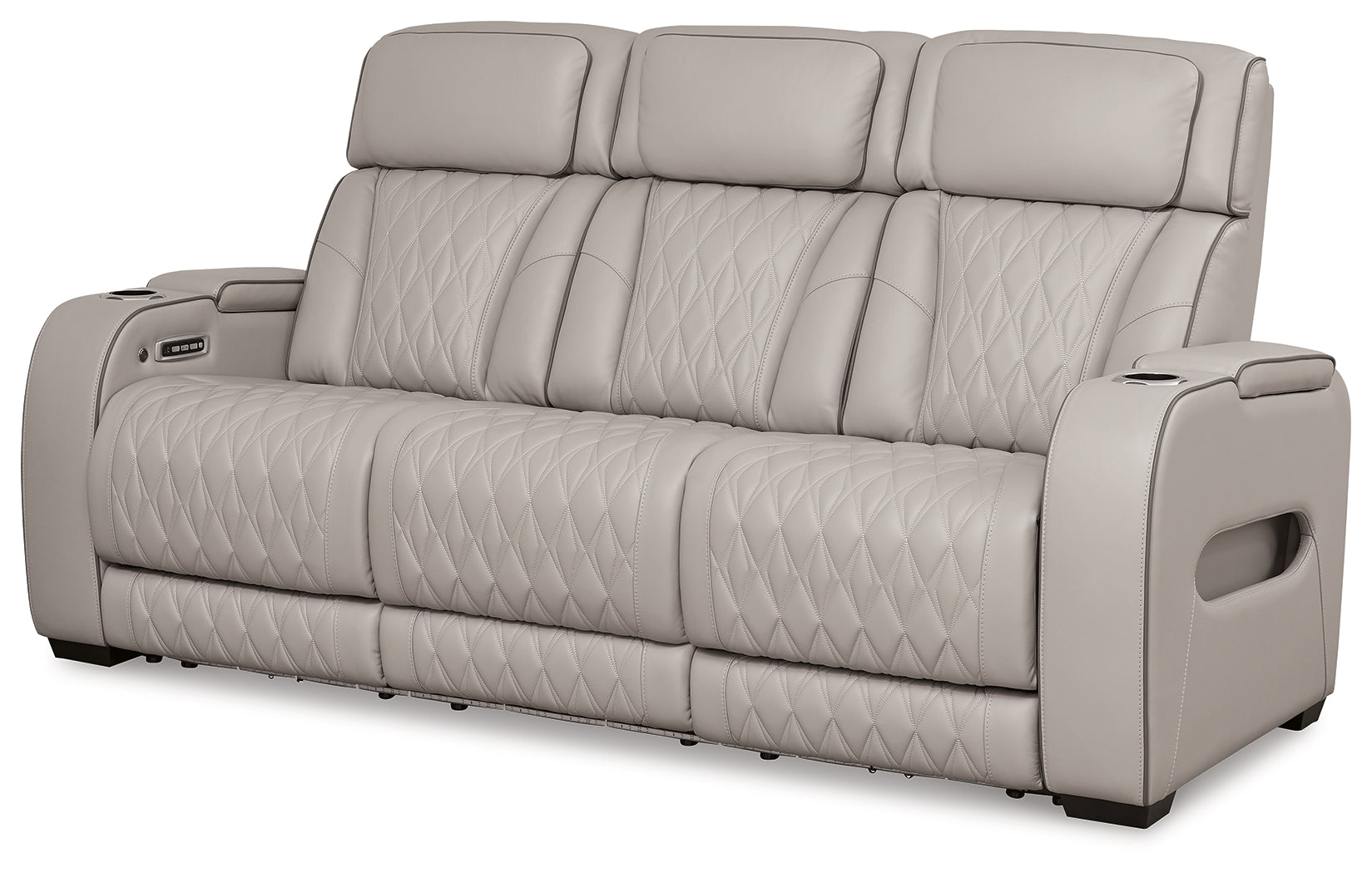 Boyington Gray Power Reclining Sofa - U2710515 - Bien Home Furniture & Electronics