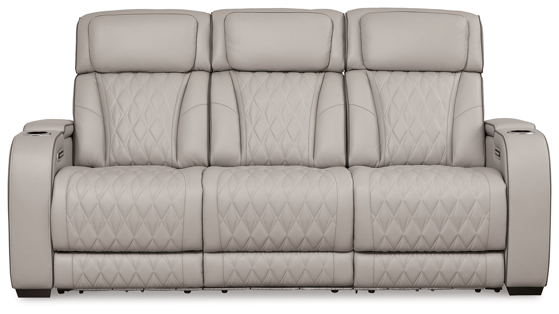 Boyington Gray Power Reclining Sofa - U2710515 - Bien Home Furniture & Electronics