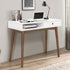 Bradenton White/Walnut 1-Drawer Writing Desk - 801931 - Bien Home Furniture & Electronics