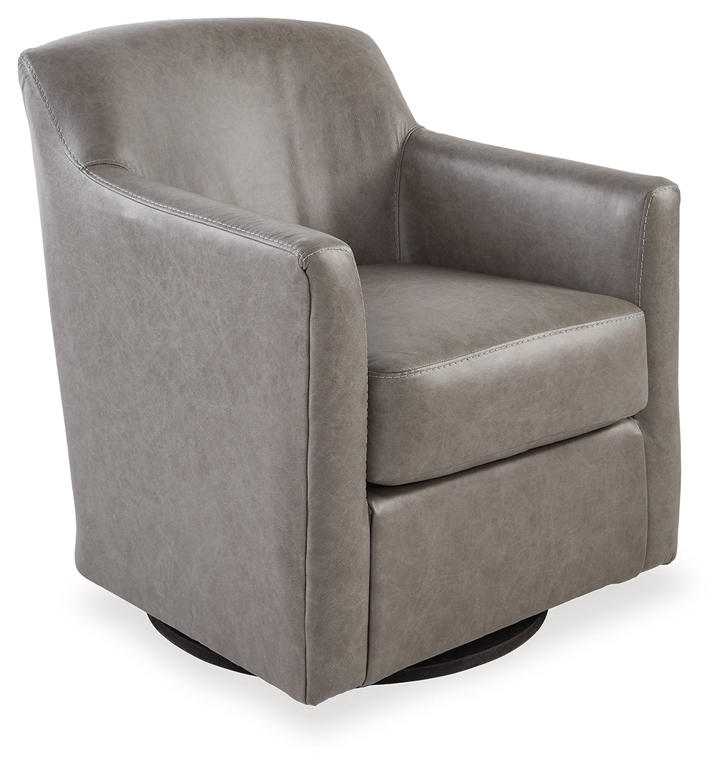Bradney Fossil Swivel Accent Chair - A3000324 - Bien Home Furniture & Electronics
