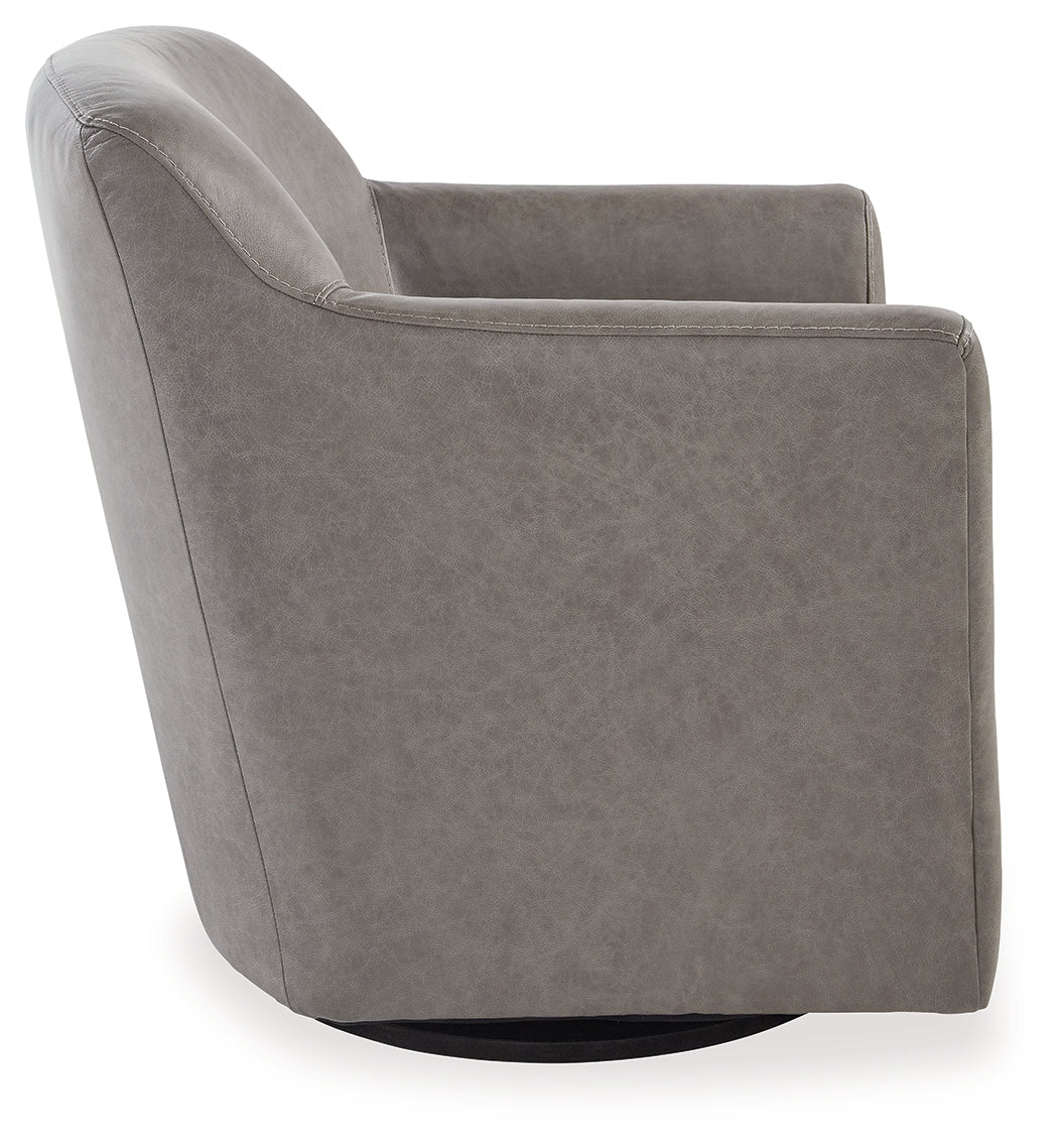 Bradney Fossil Swivel Accent Chair - A3000324 - Bien Home Furniture & Electronics